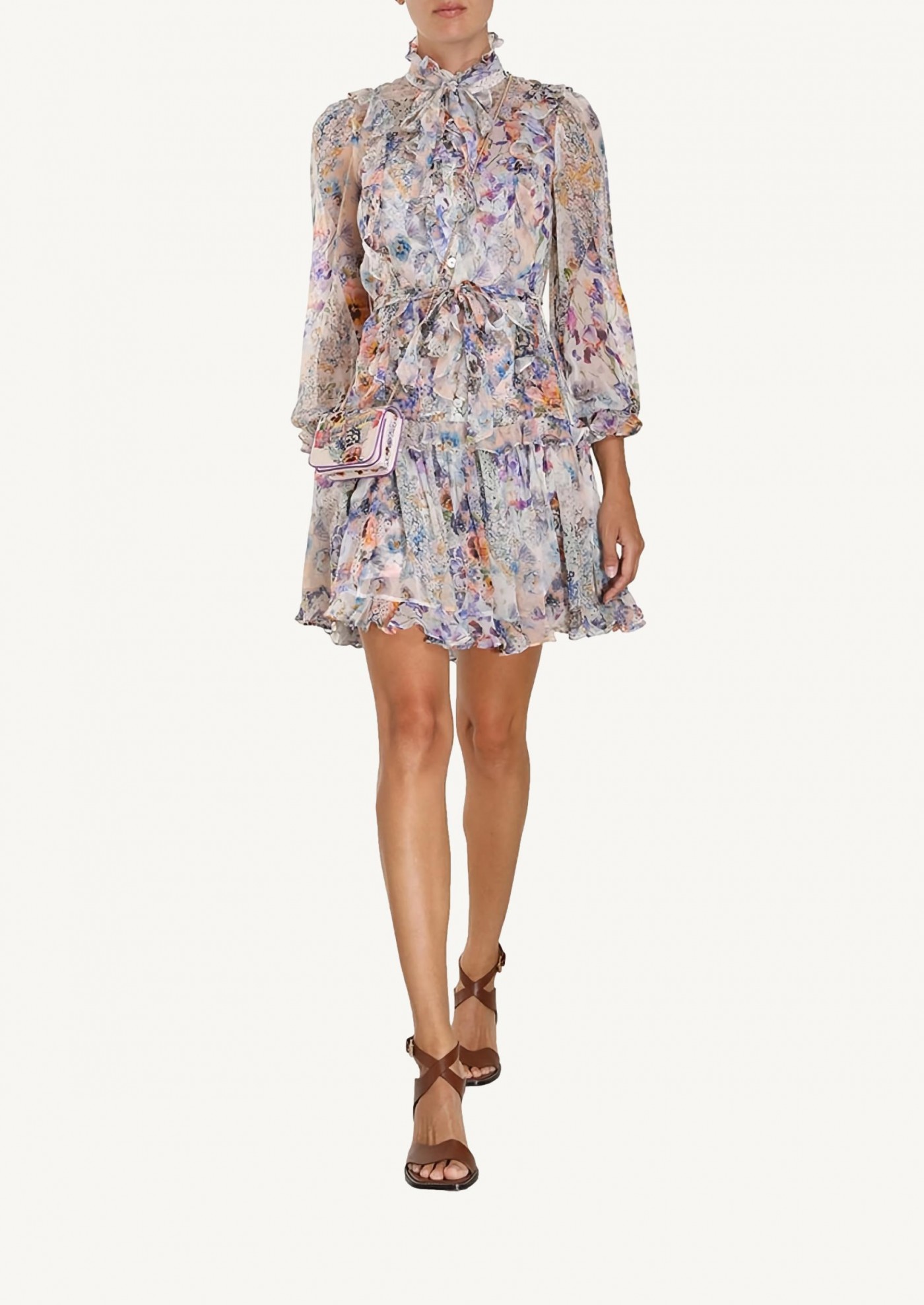 Tama Ruffle Mini Dress