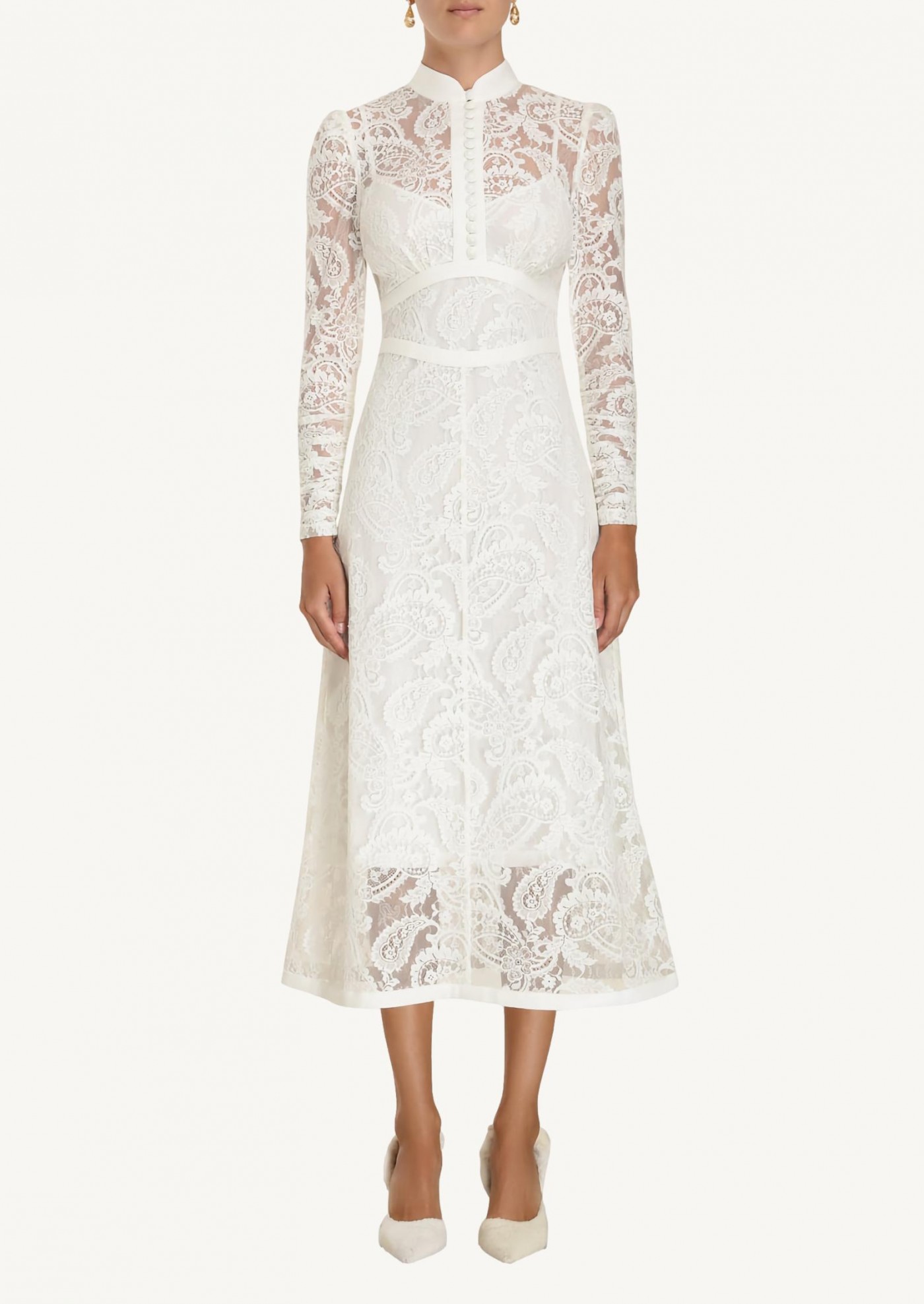 Wonderland Lace Midi Dress