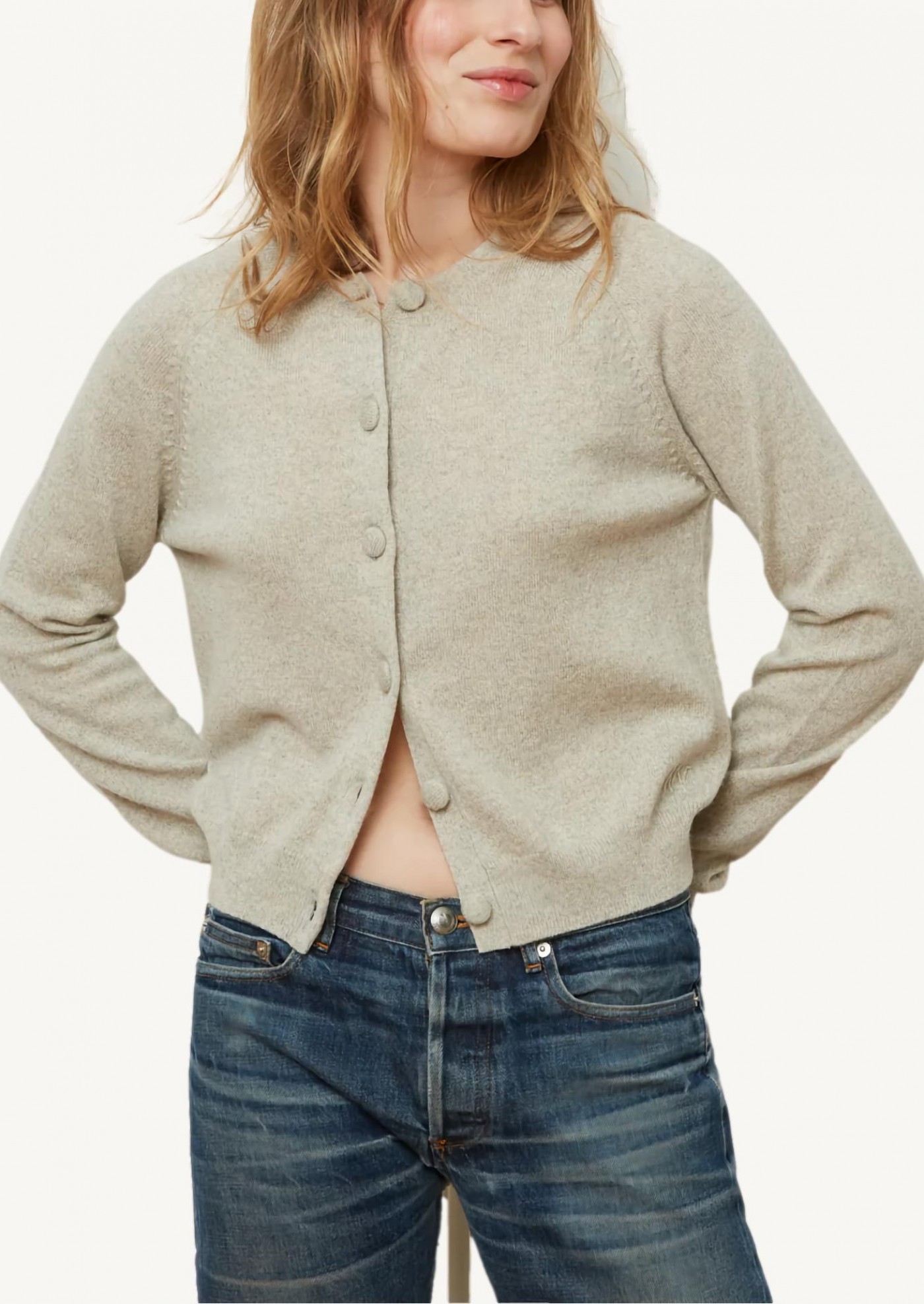 Cardigan Mila greige