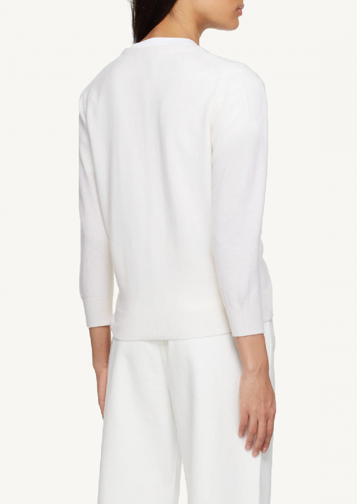 CUPO Cardigan en cachemire ivoir