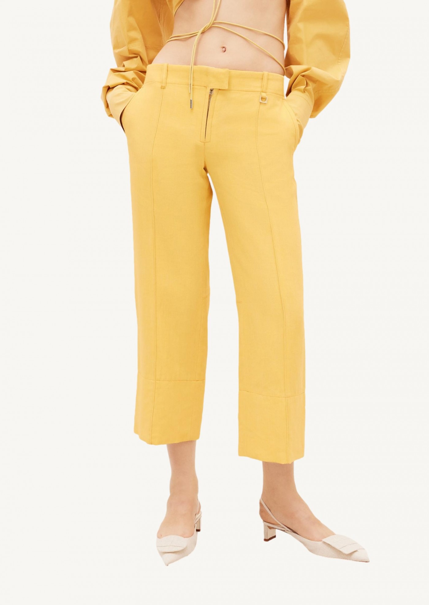 Le pantalon Areia jaune