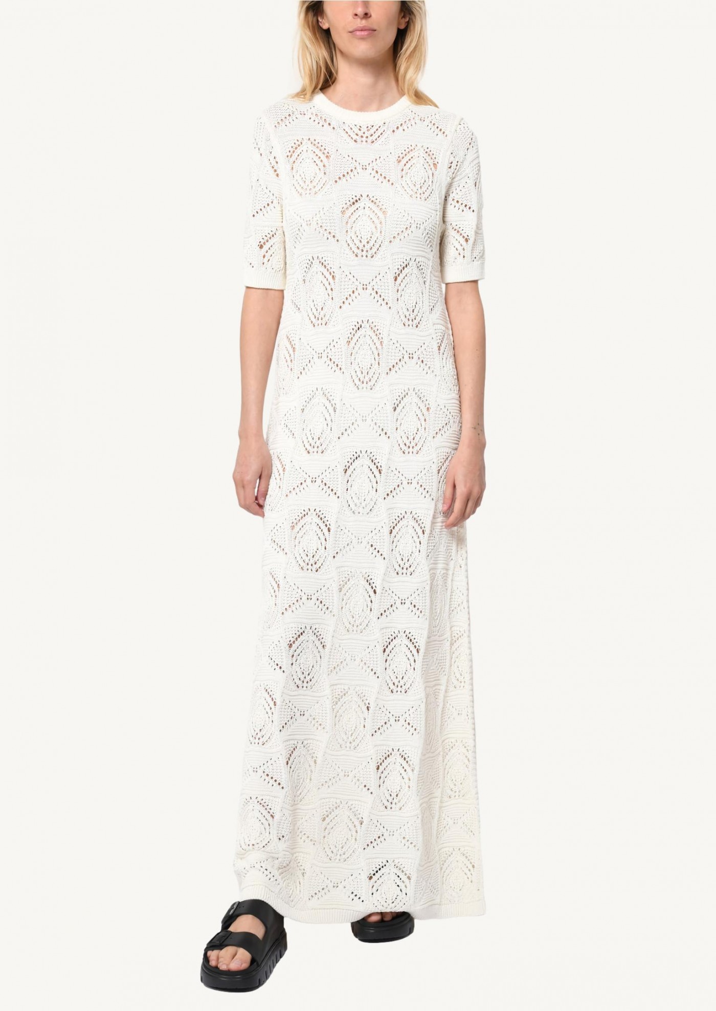 Long dress Samal ivory