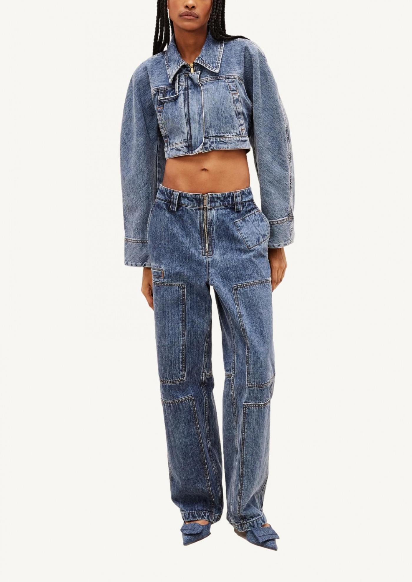 The blue Nîmes Meio jacket