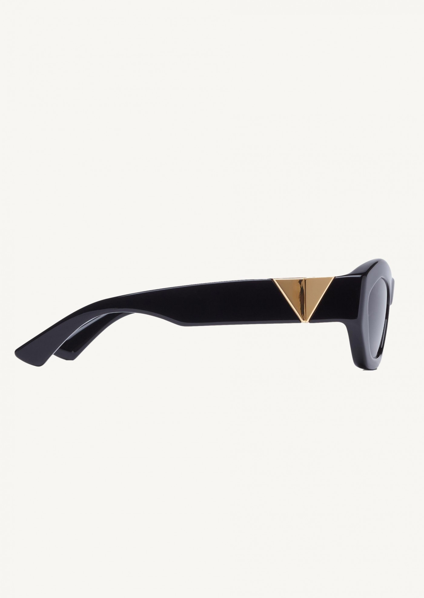 Lunettes de soleil hexagonales angle noires