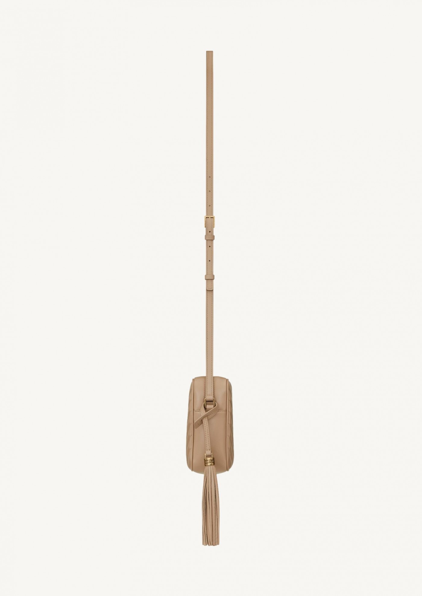 Lou Camera bag beige gold finish