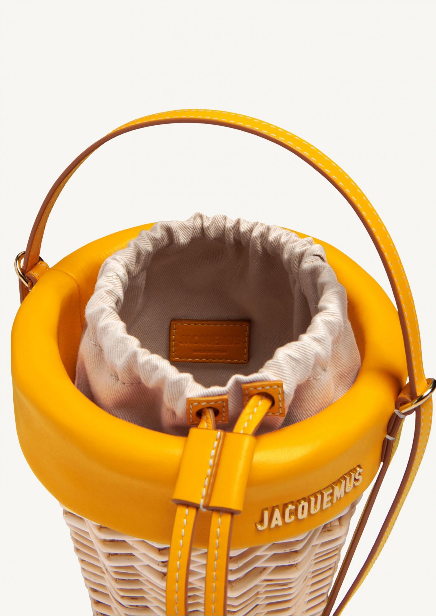 The yellow bucket basket