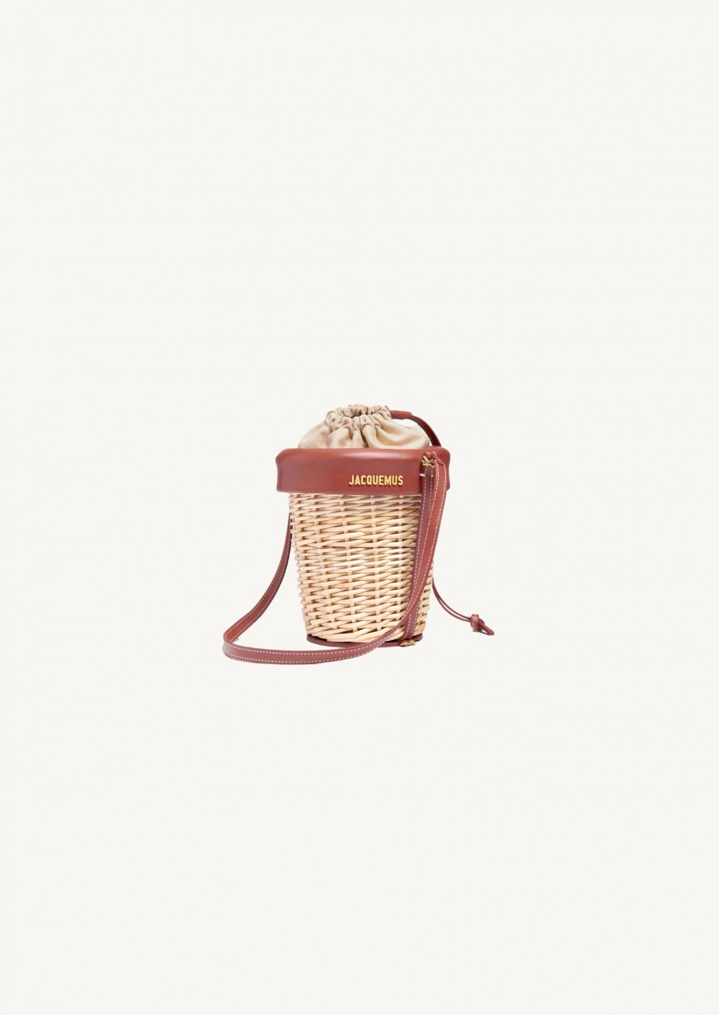 The brown bucket basket Jacquemus Département Féminin