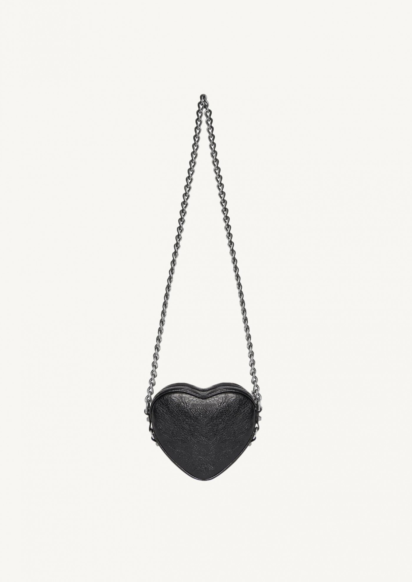 Sac le cagole heart mini modèle pour femme en noir