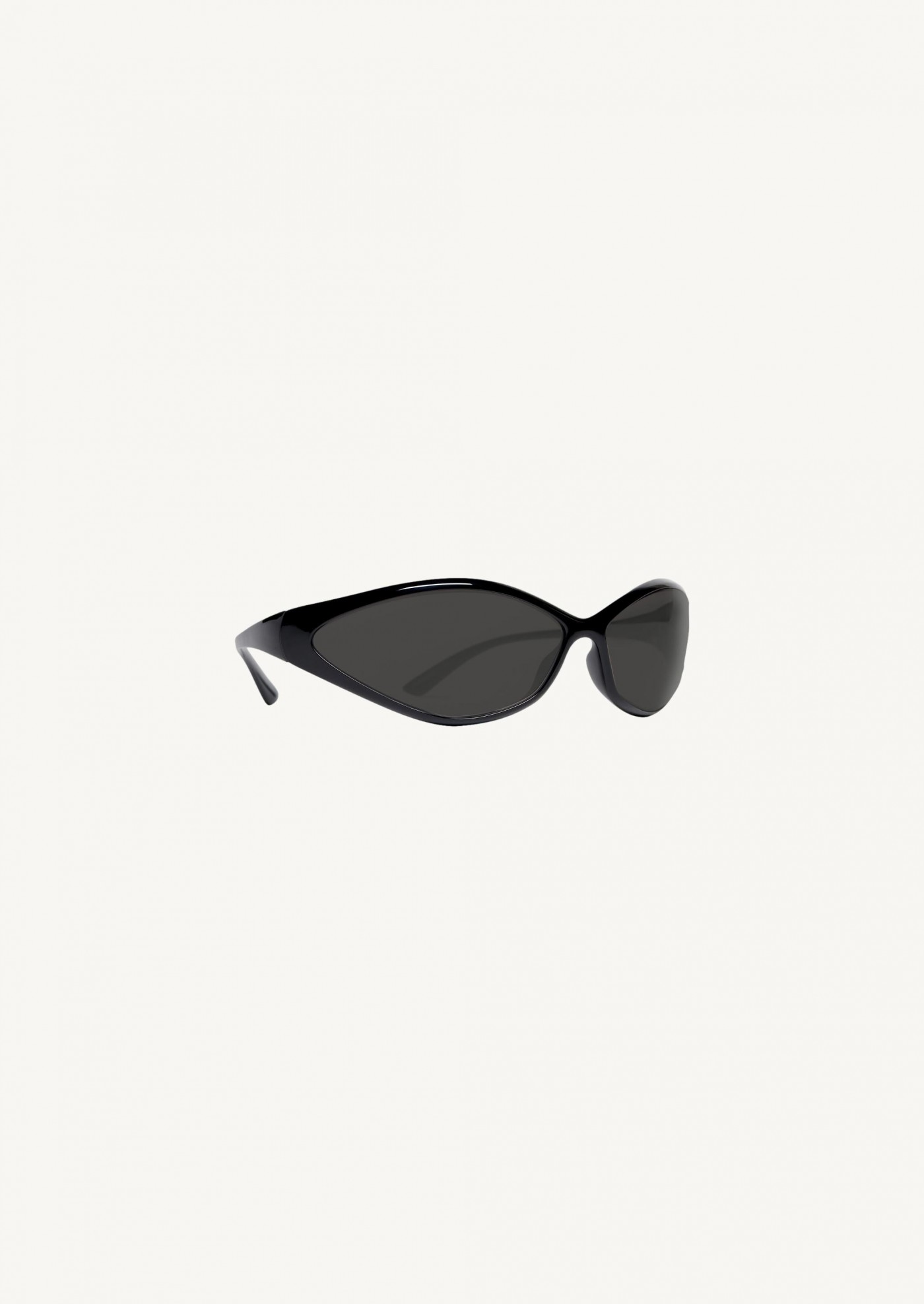 Lunettes de soleil 90s oval en noir