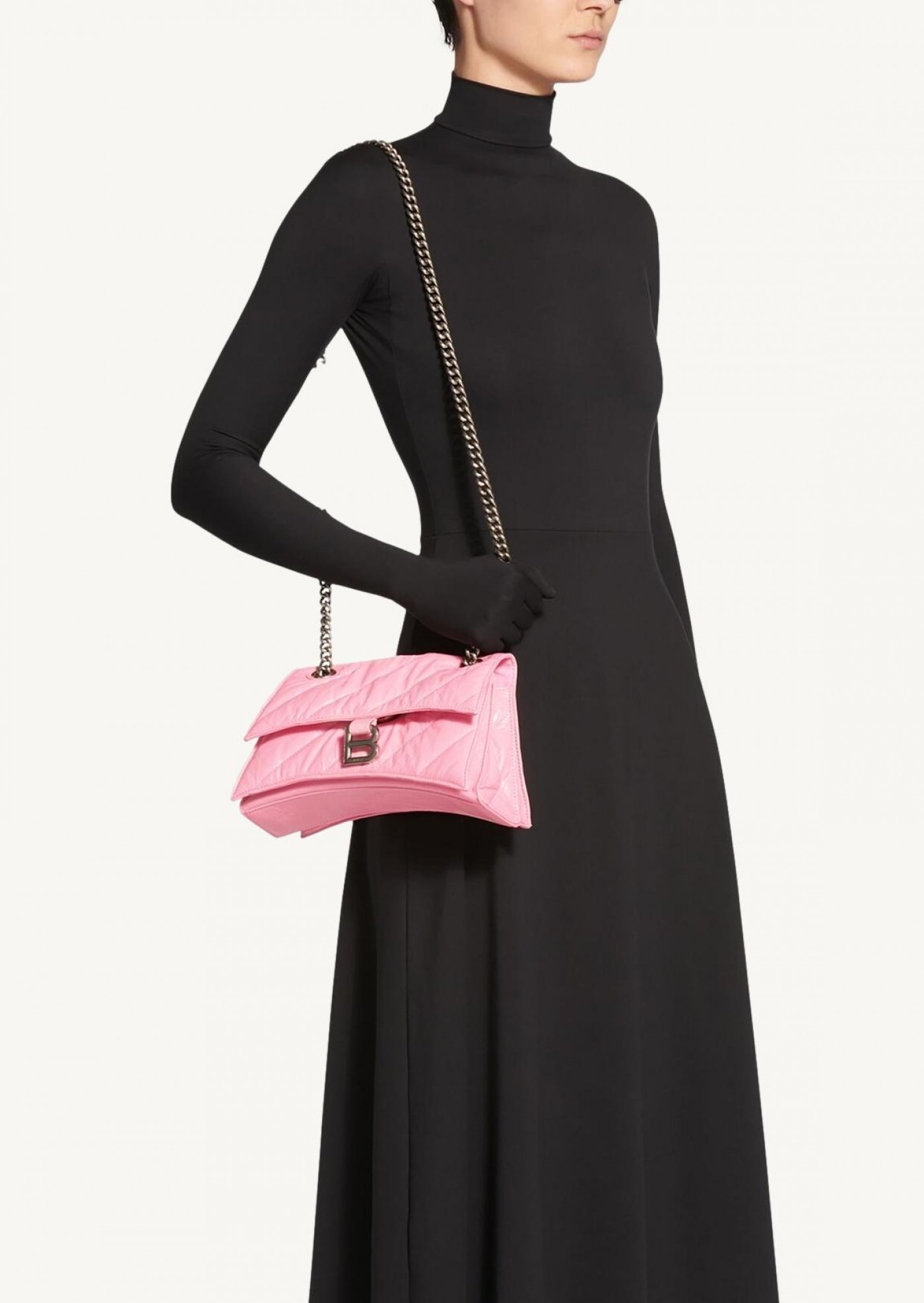 Doornen beginsel Charlotte Bronte women's crush small chain bag quilted in pink - Balenciaga | Département  Féminin
