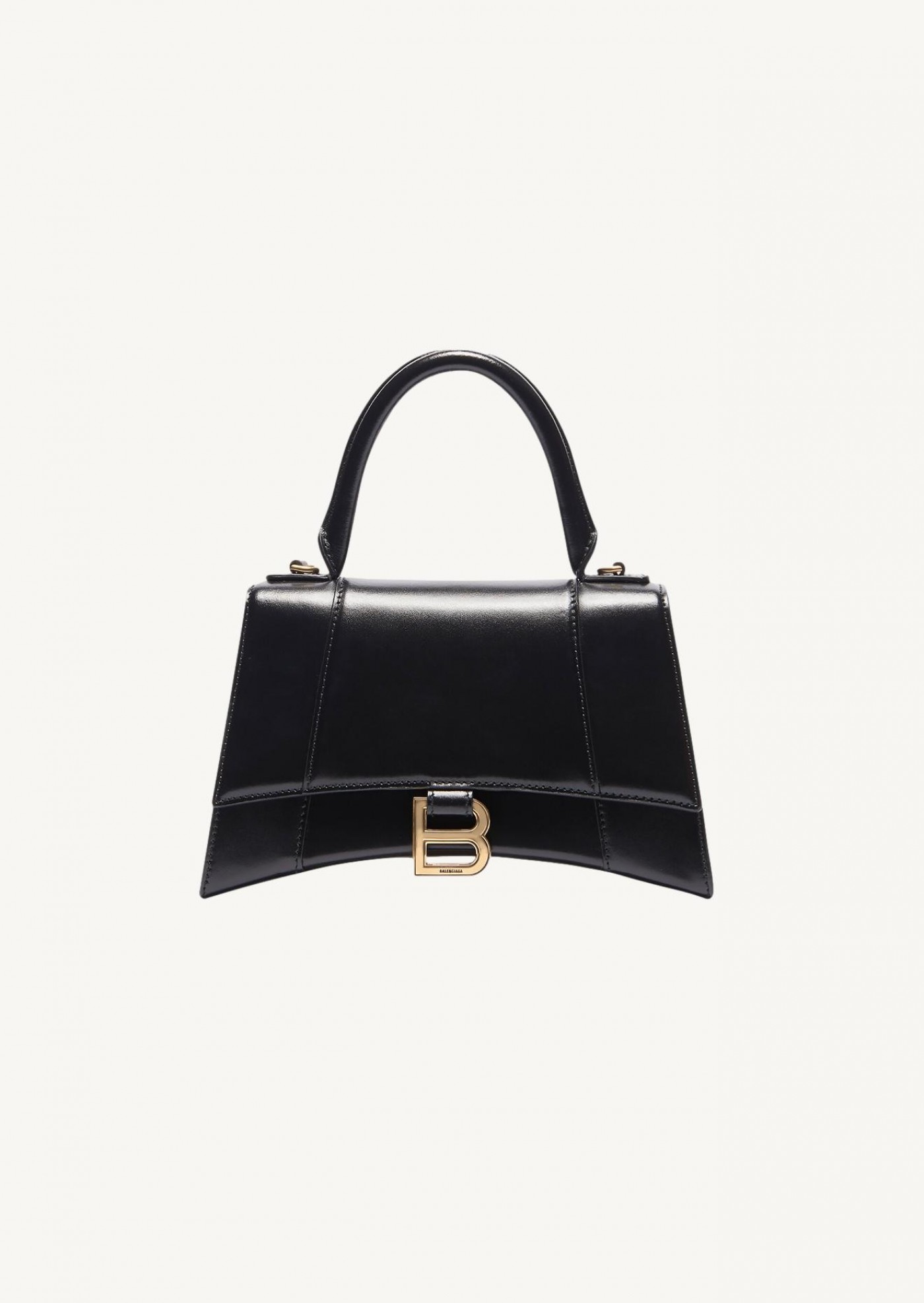 Balenciaga Hourglass Small Bag In Black