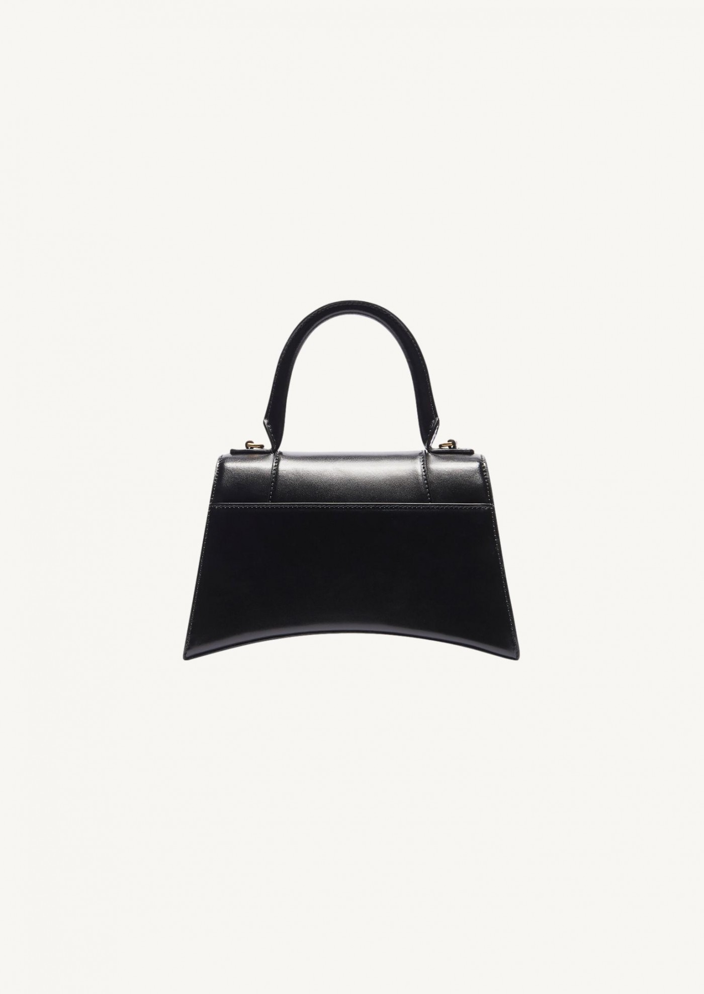 Women's hourglass small handbag in box in black