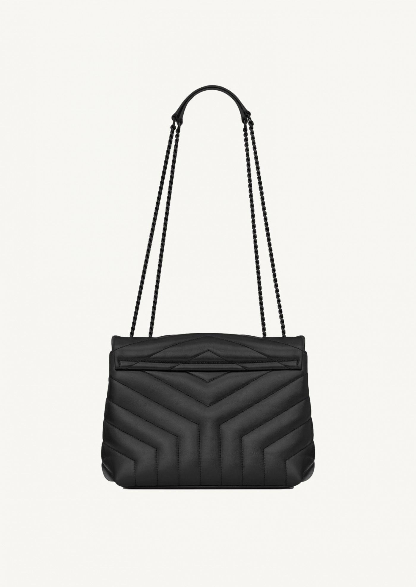 loulou small chain bag in quilted "y" leather