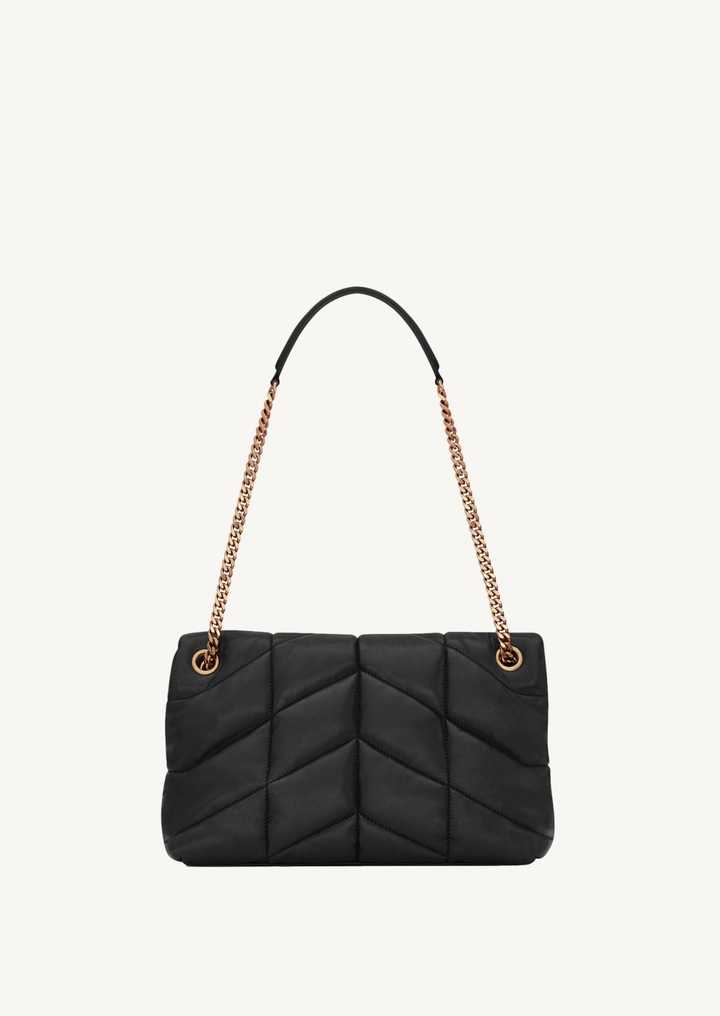 puffer small in quilted lambskin
