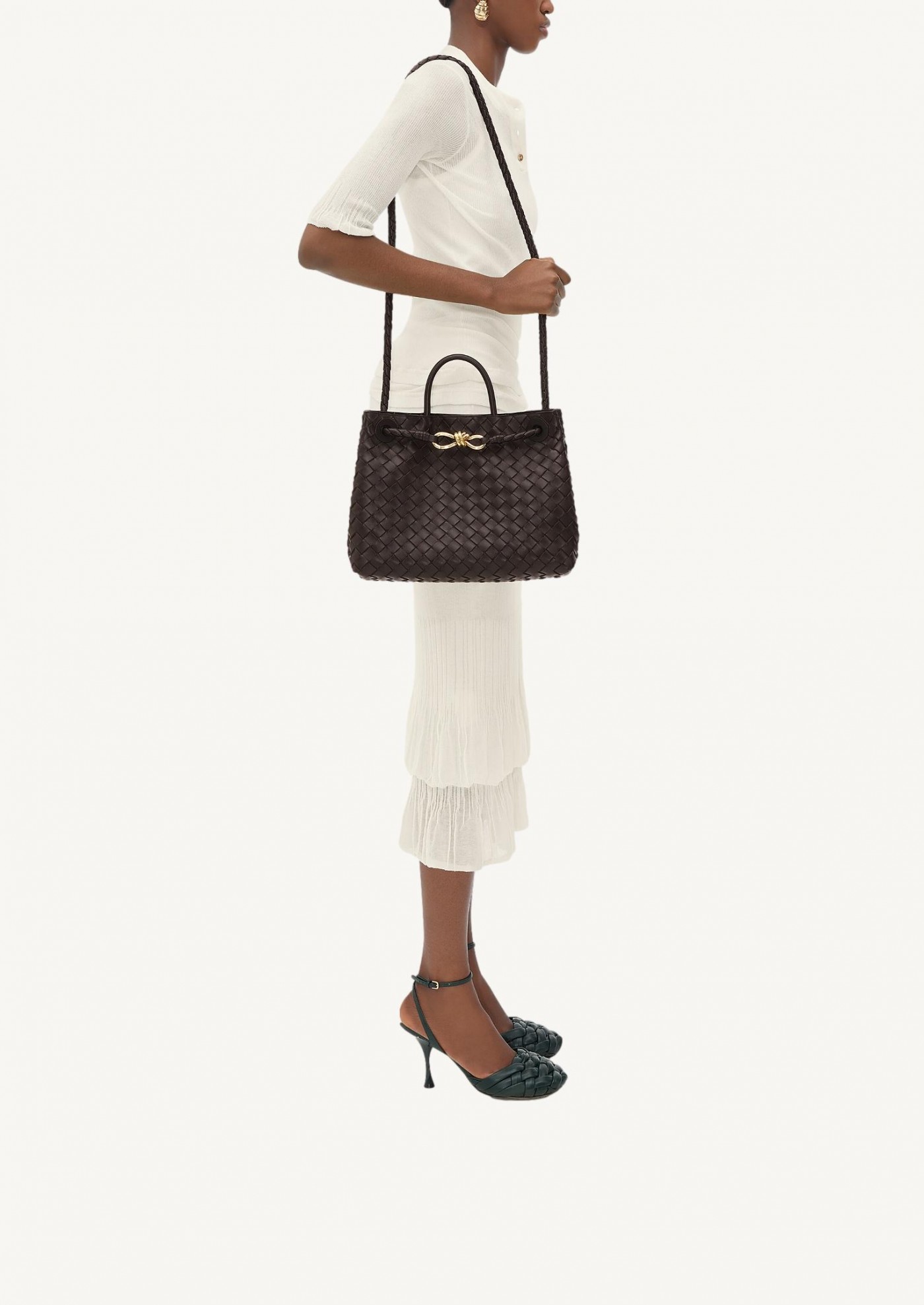 Sac andiamo moyen fondant Bottega Veneta Sac andiamo moyen fondant Bottega Veneta