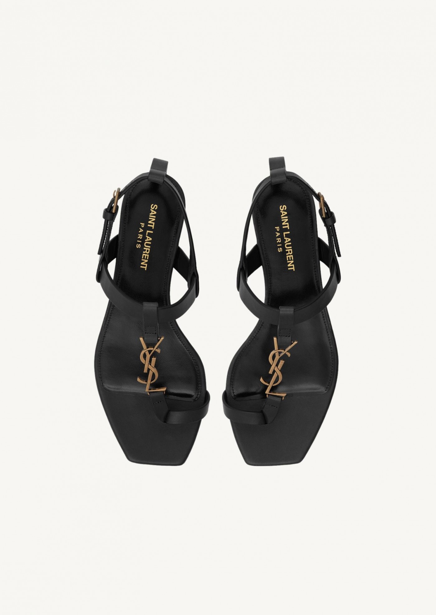 cassandra sandals in smooth leather