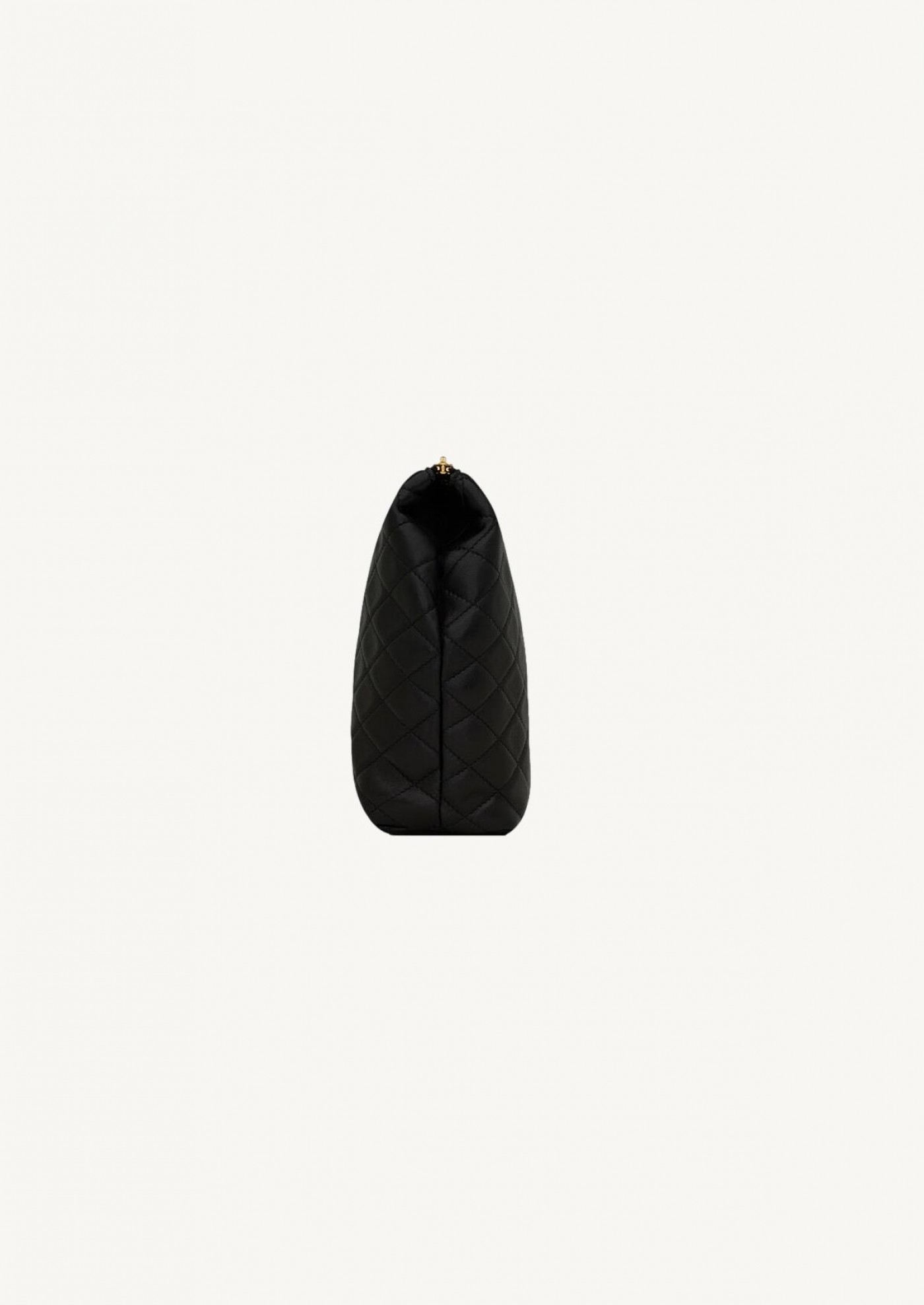 Gaby trousse en cuir surpiqué