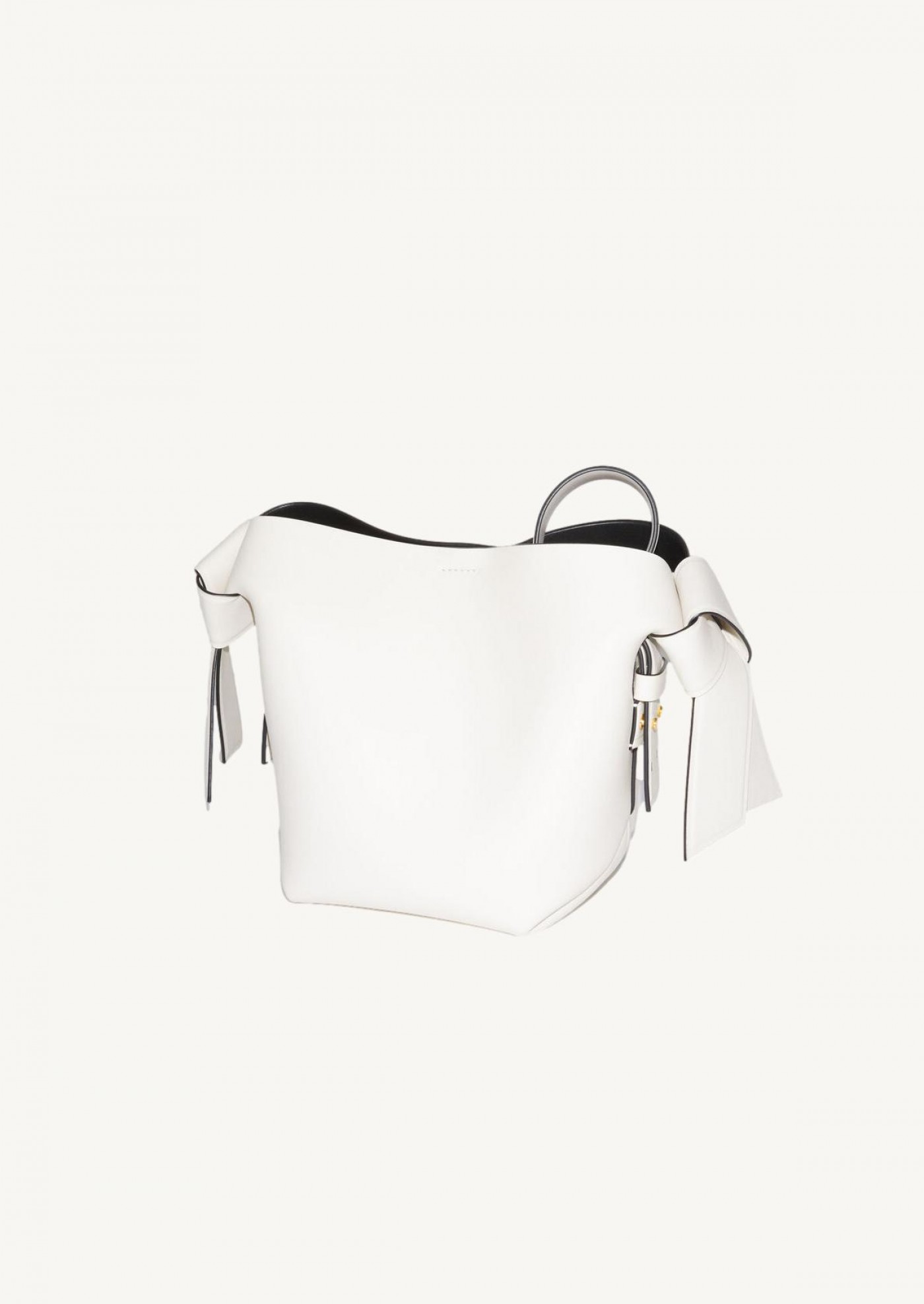 Sac musubi mini porté à l’épaule blanc