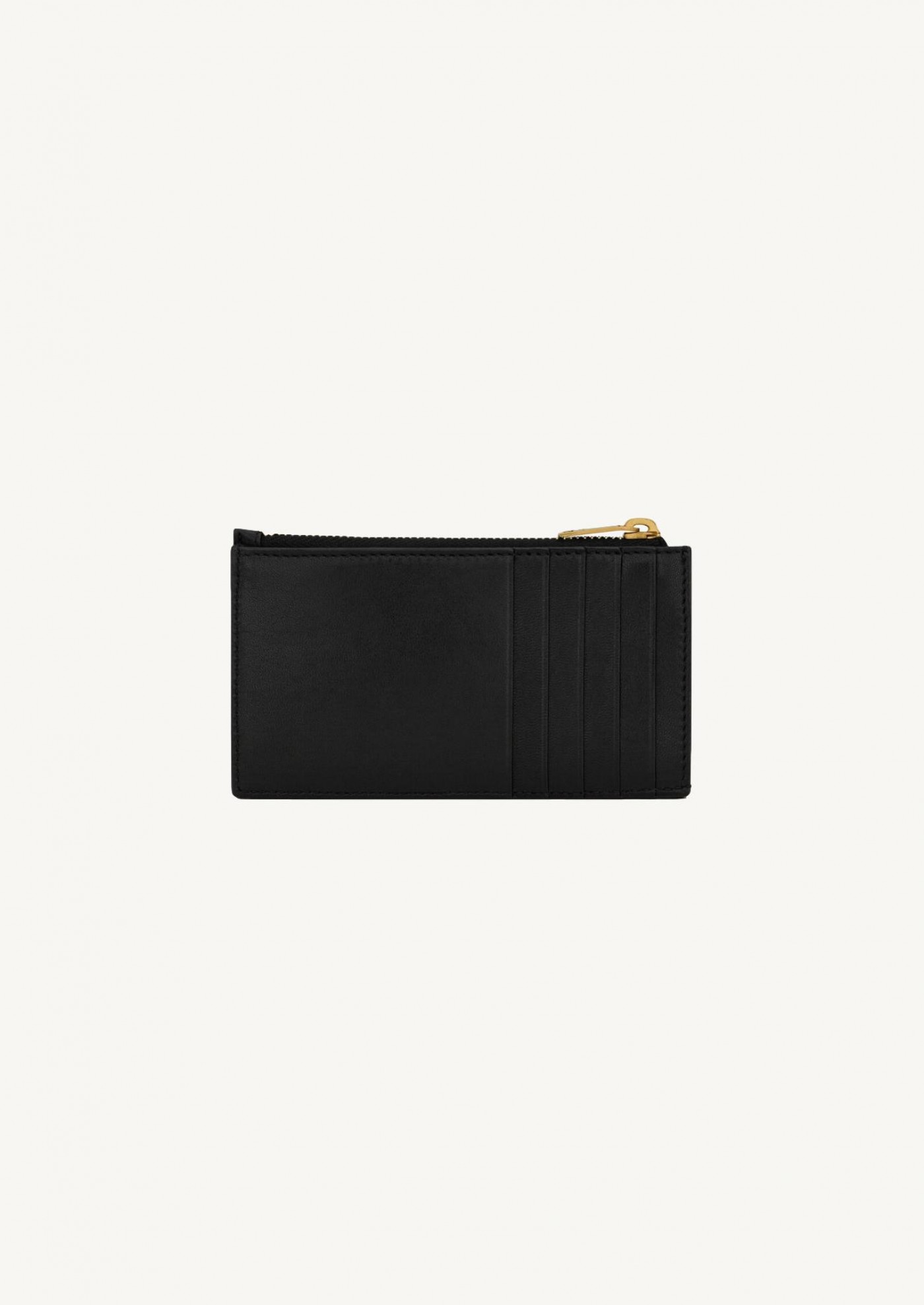 Saint Laurent Quilted Leather Card Holder