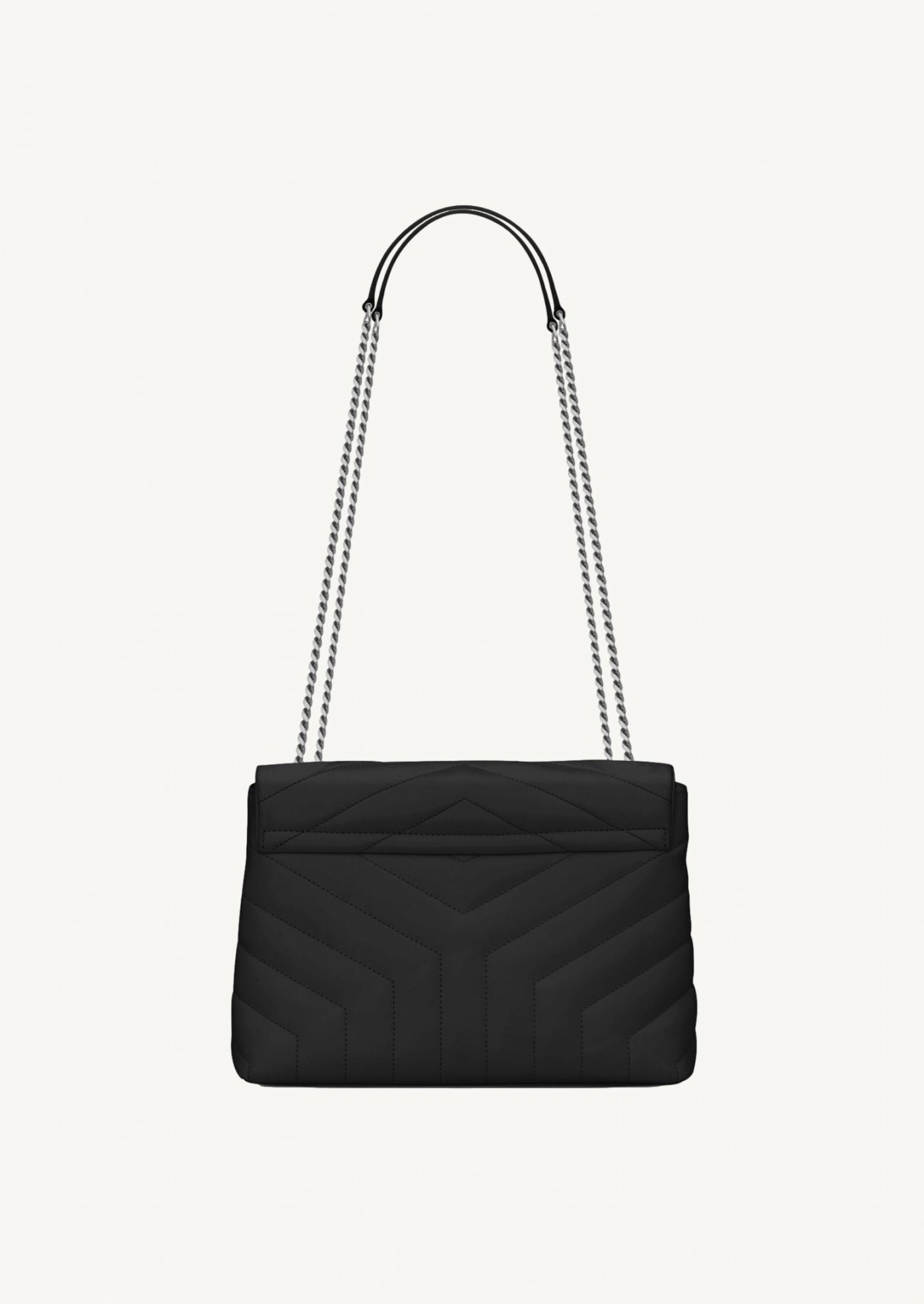 Loulou small chain bag in quilted "y" leather