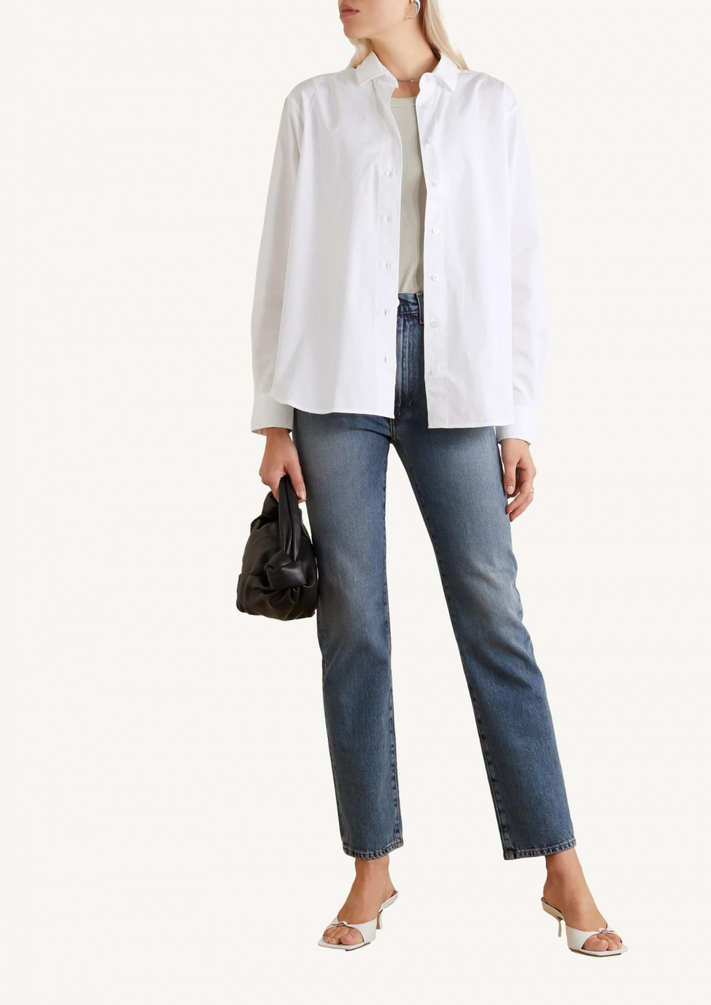 Chemise en popeline de coton Capri