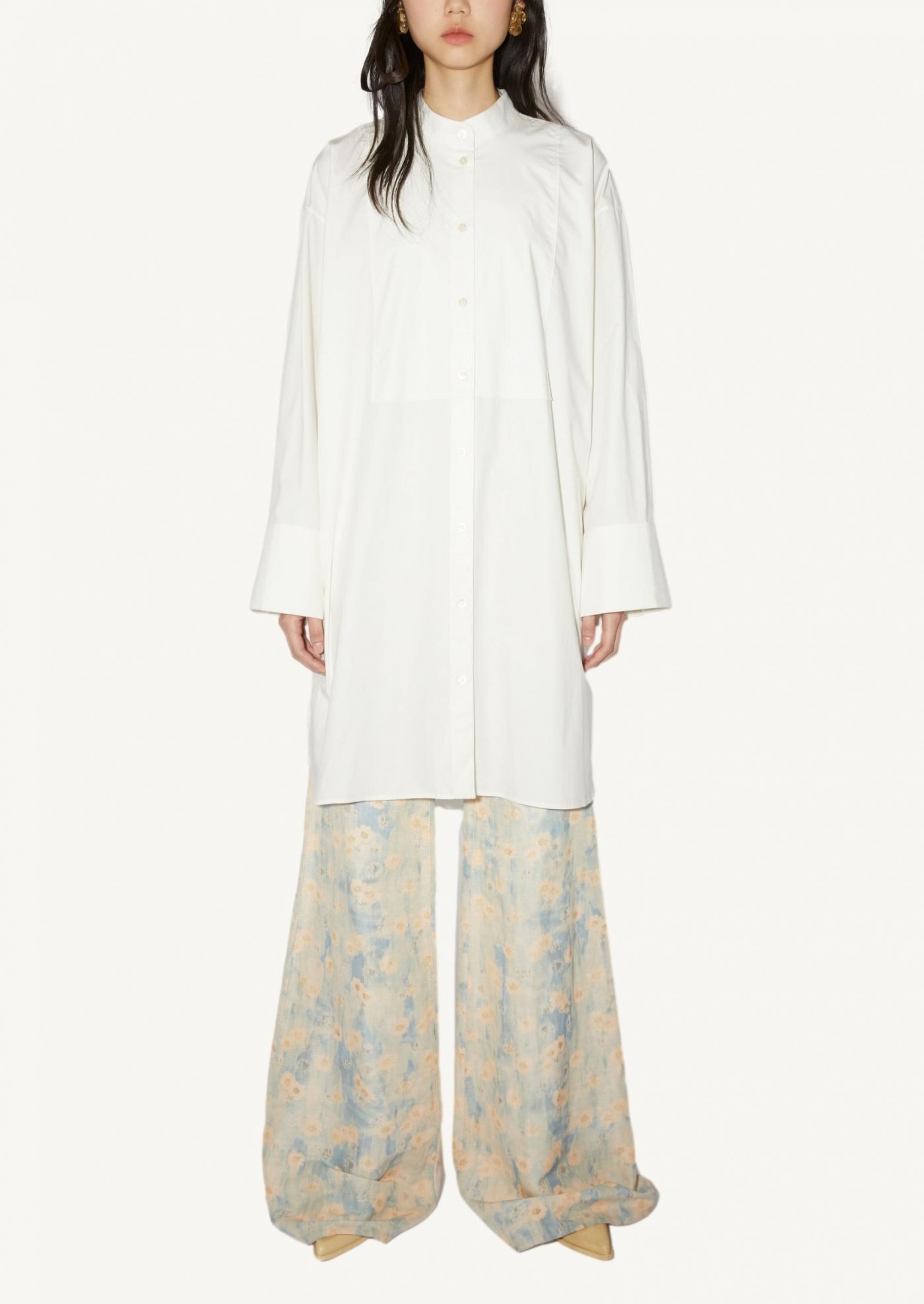Oversized white shirt dress Acne Studios