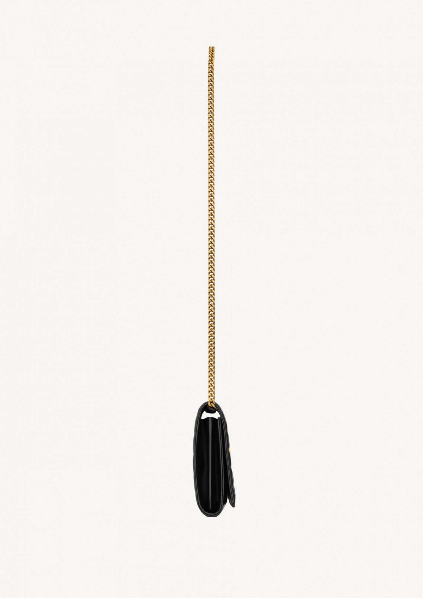 Cassandre matelassé carré chain wallet en cuir d'agneau