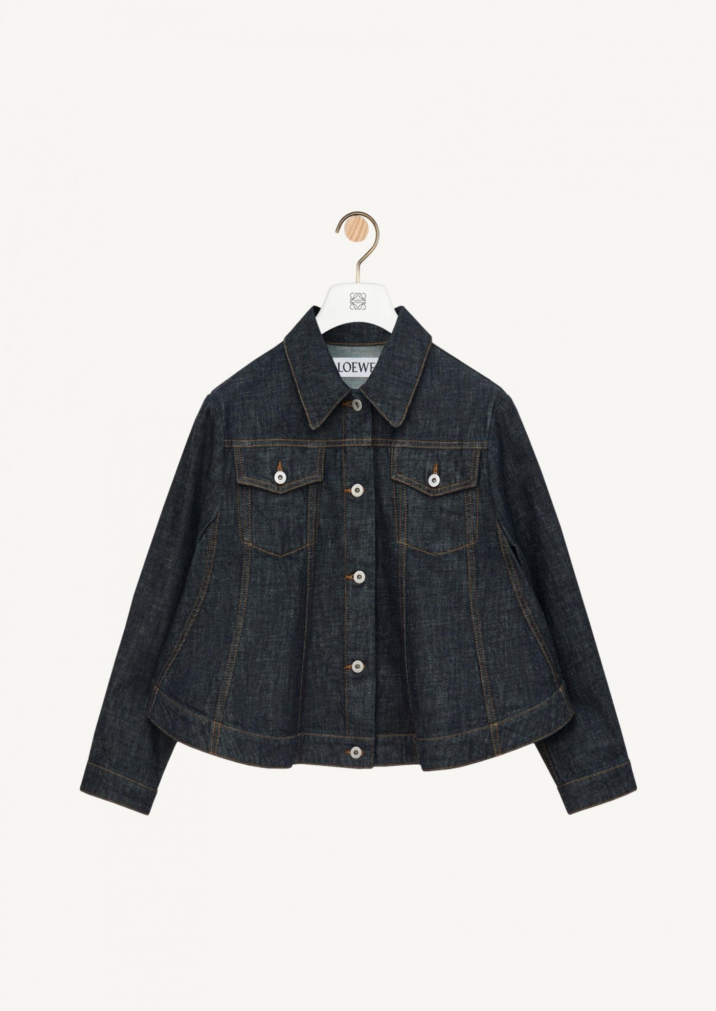 Trapeze jacket in denim Loewe Département Féminin