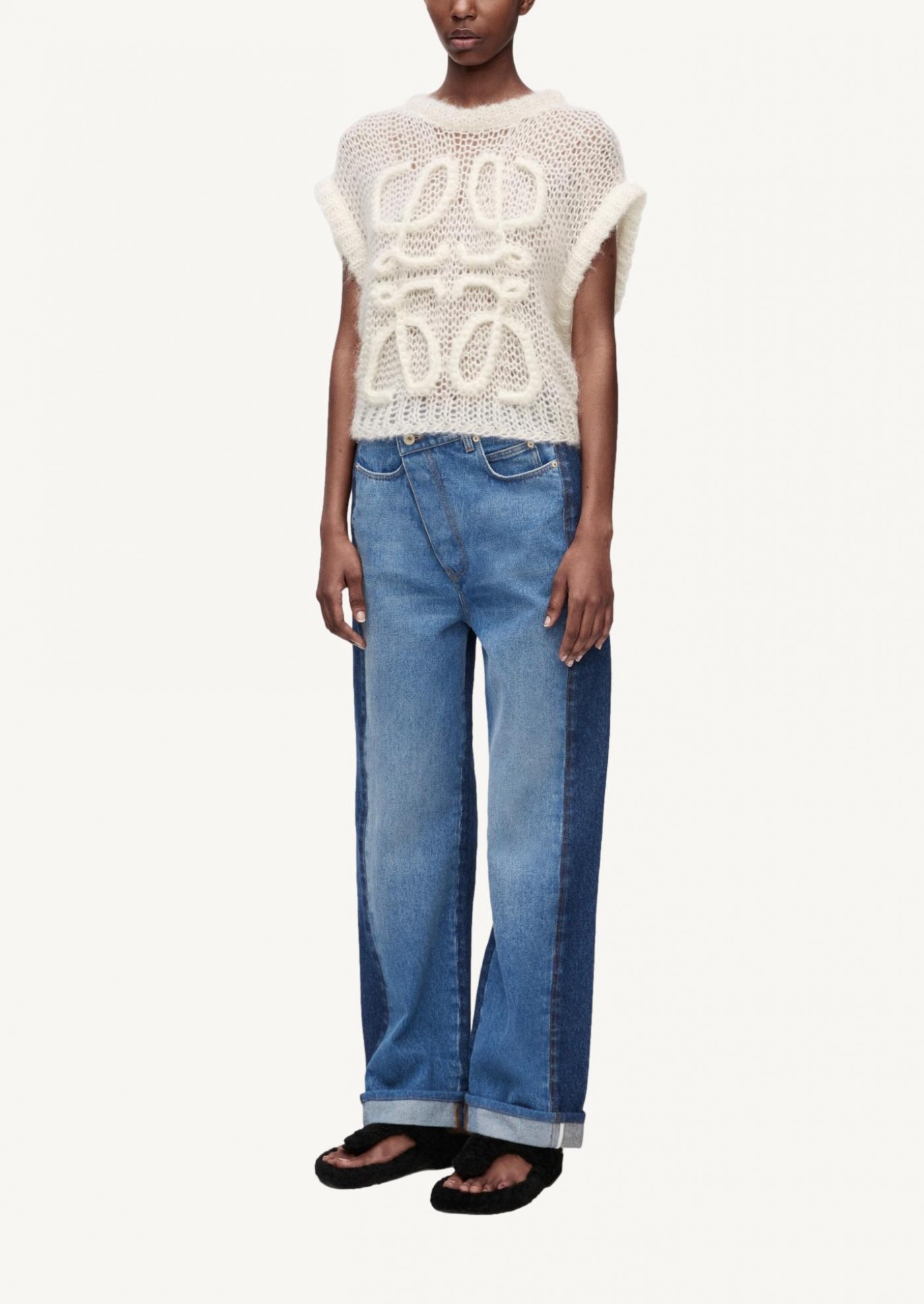 Anagram vest in mohair