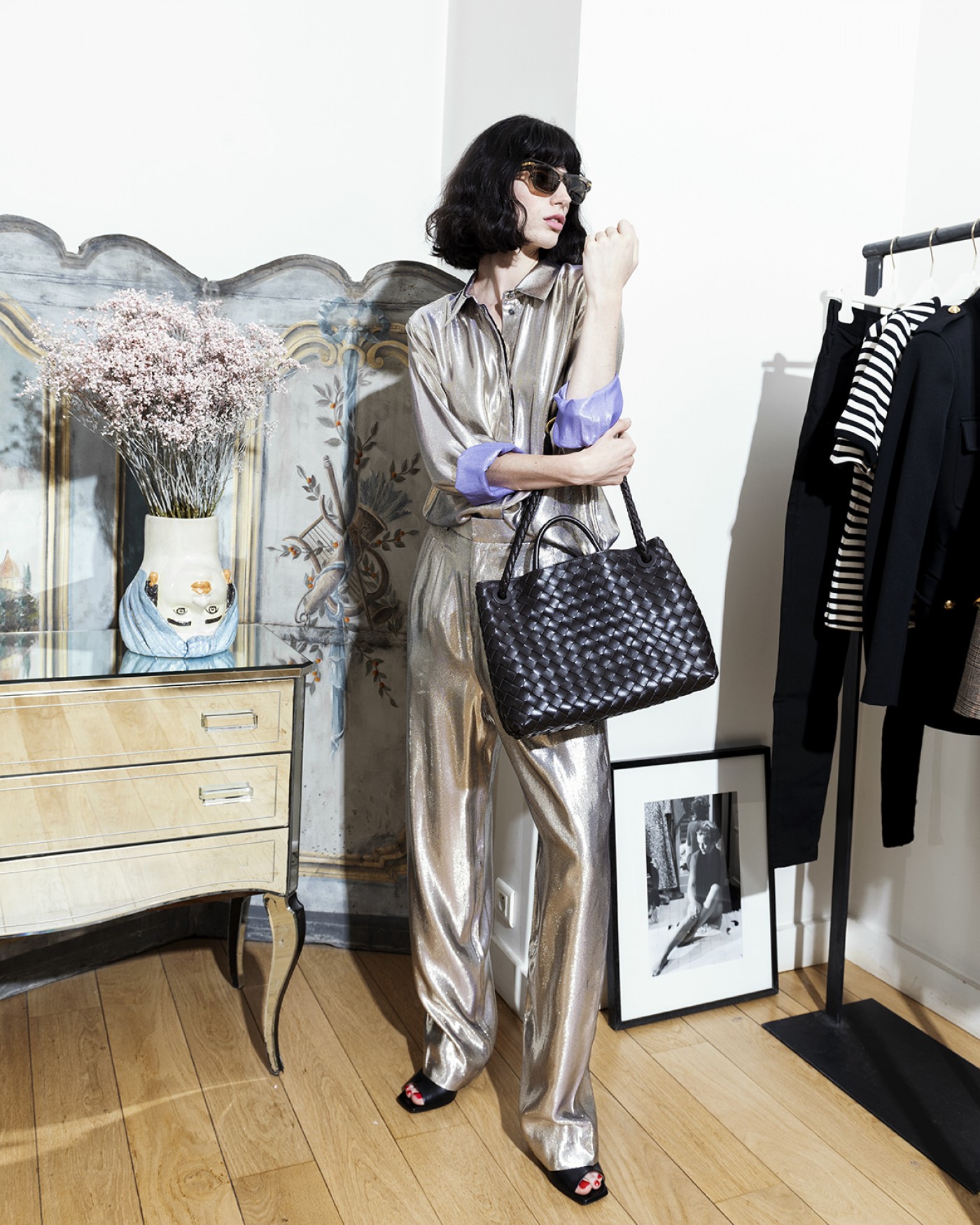 Sac andiamo moyen fondant Bottega Veneta Sac andiamo moyen fondant Bottega Veneta