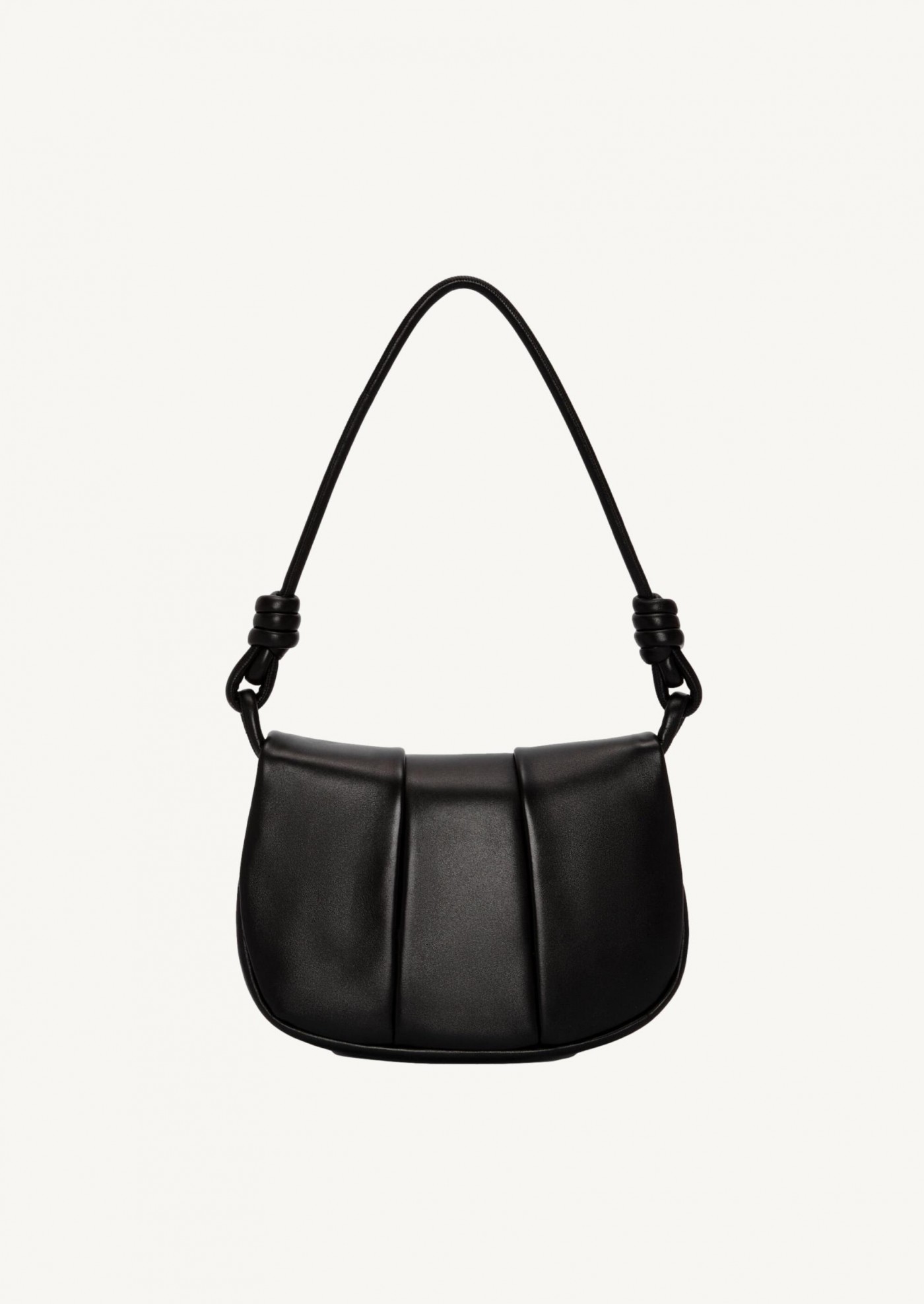 Paseo satchel in shiny nappa calfskin black