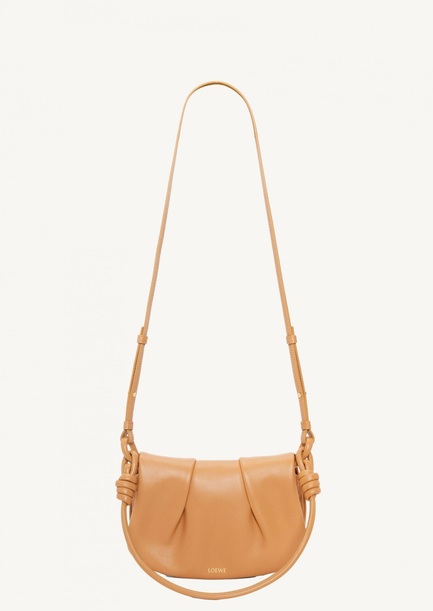 Sacoche Paseo en veau nappa brillant marron Loewe Sacoche Paseo en veau nappa brillant marron Loewe