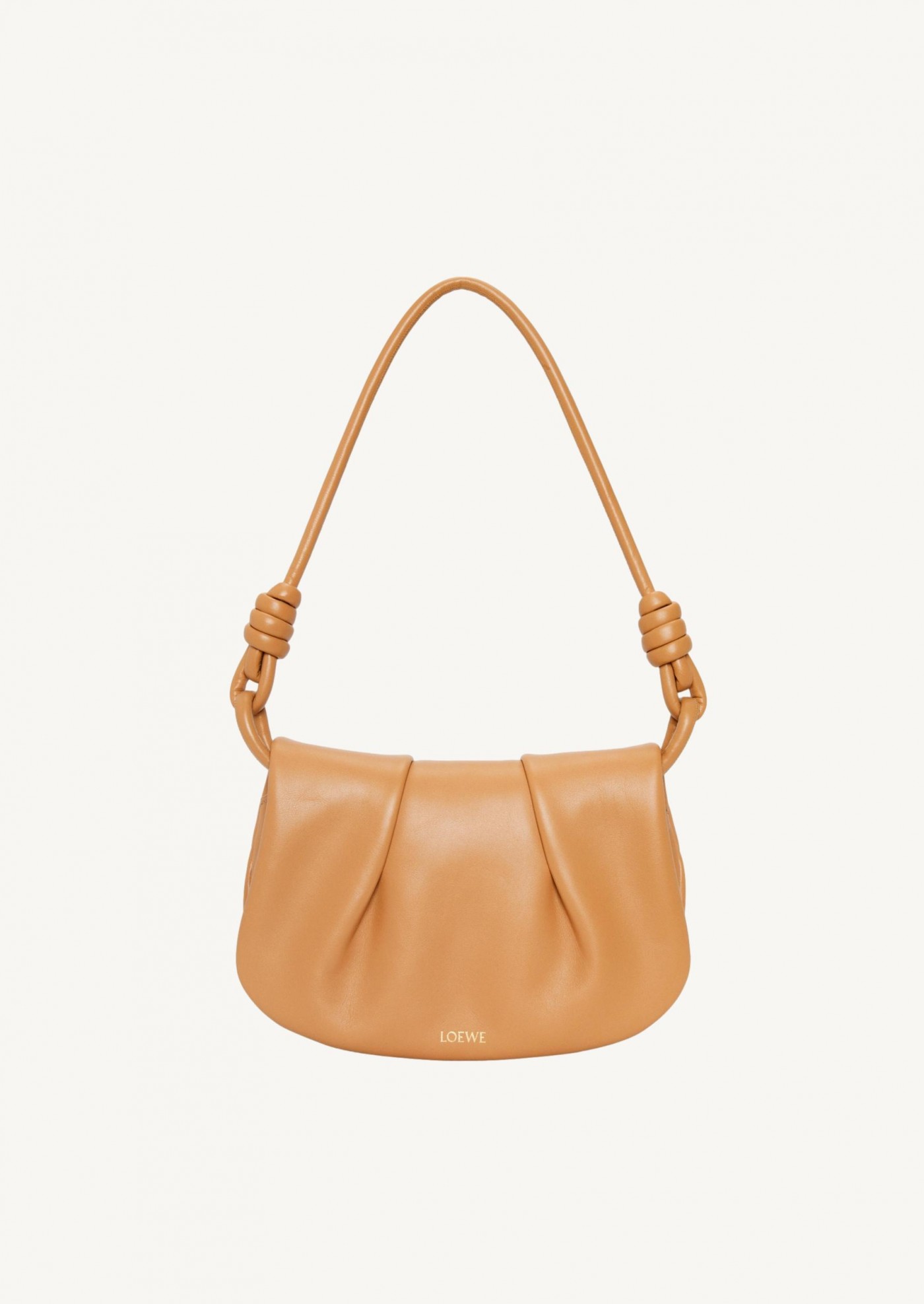 Sacoche Paseo en veau nappa brillant marron Loewe Sacoche Paseo en veau nappa brillant marron Loewe