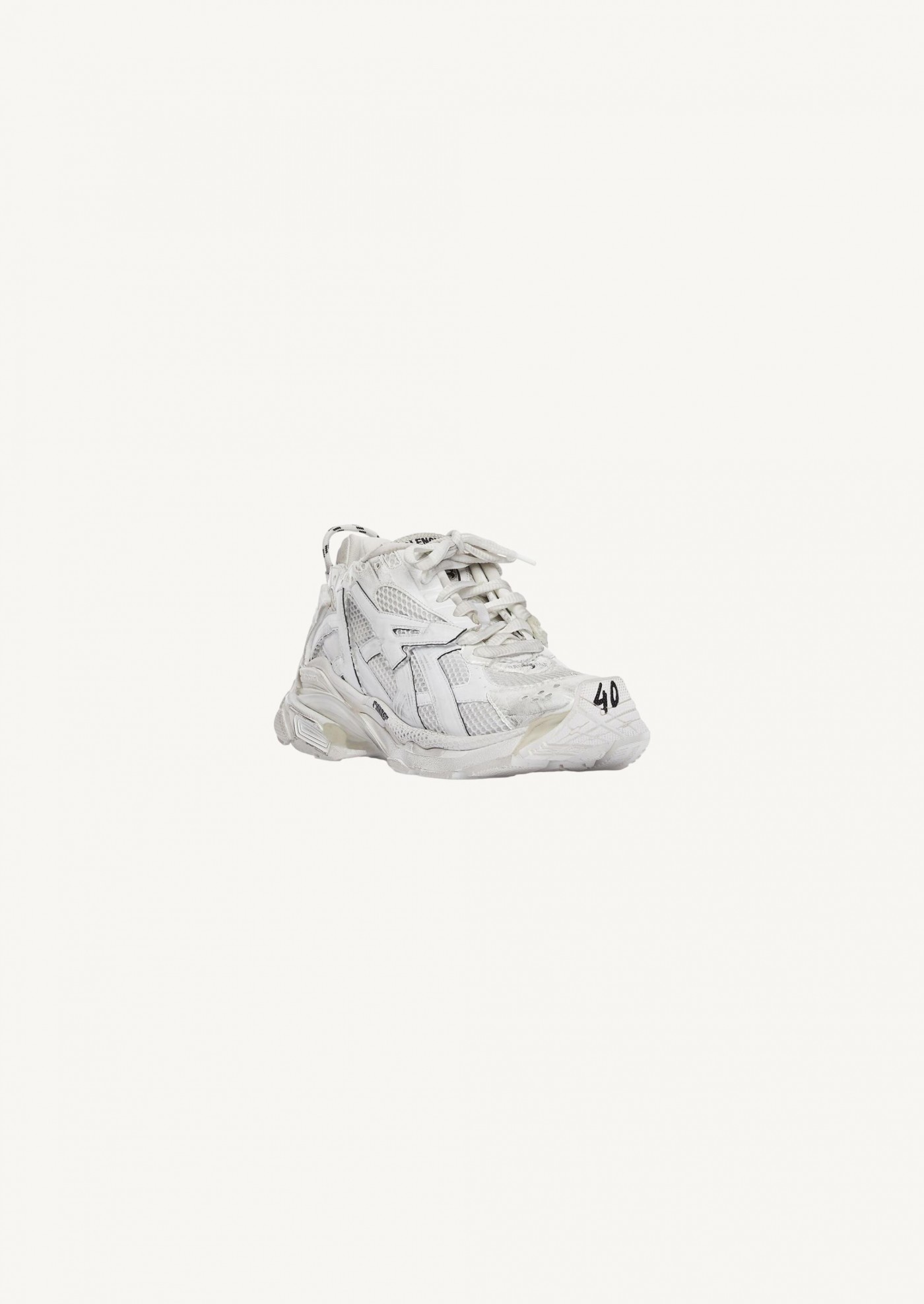 Sneaker Runner blanche