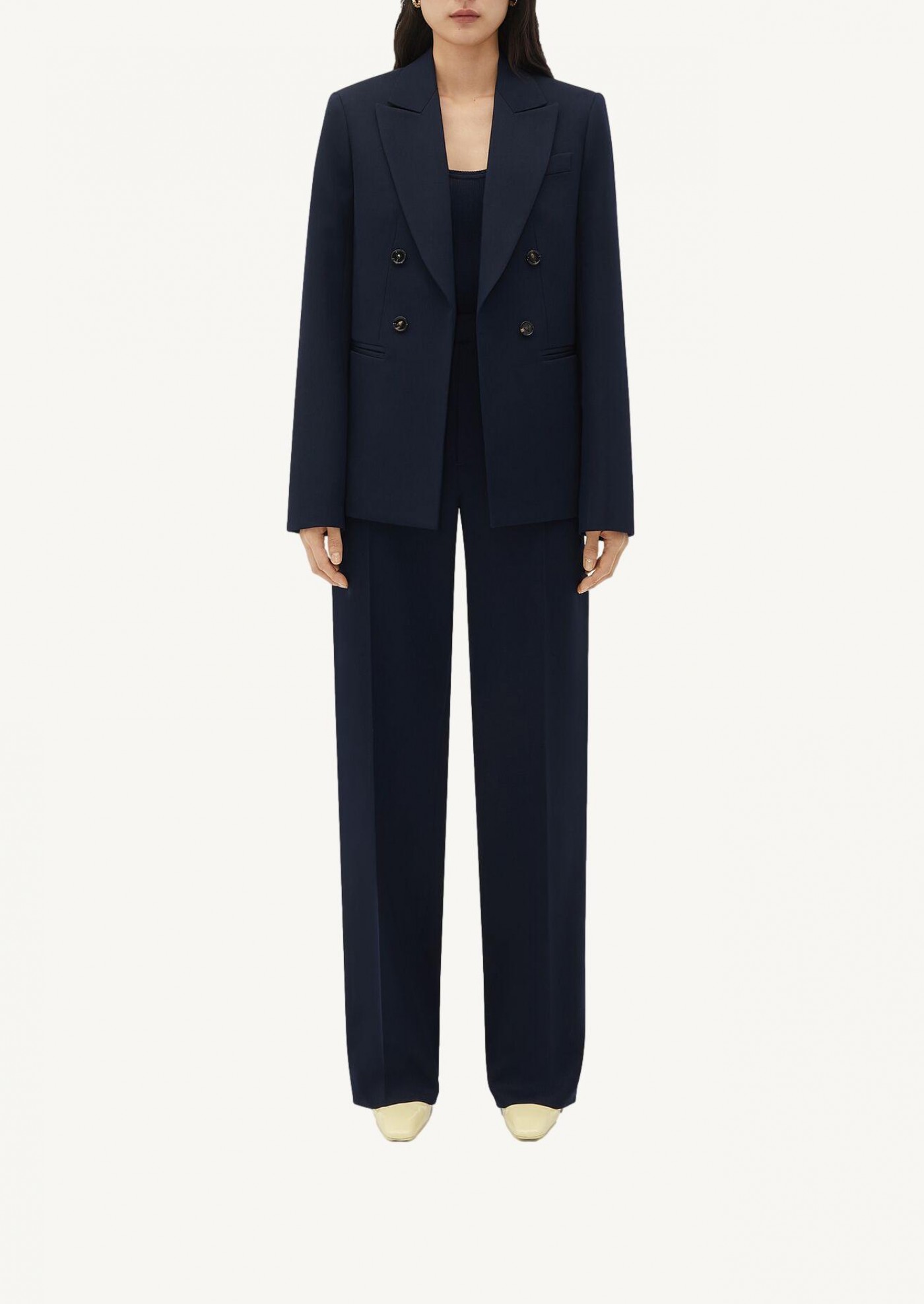 Veste Habillée En Laine Sartorial bleu