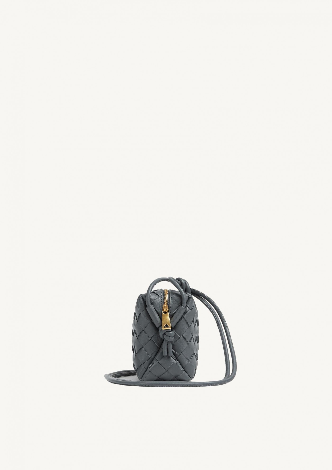 Grey Sac mini leather cross-body bag