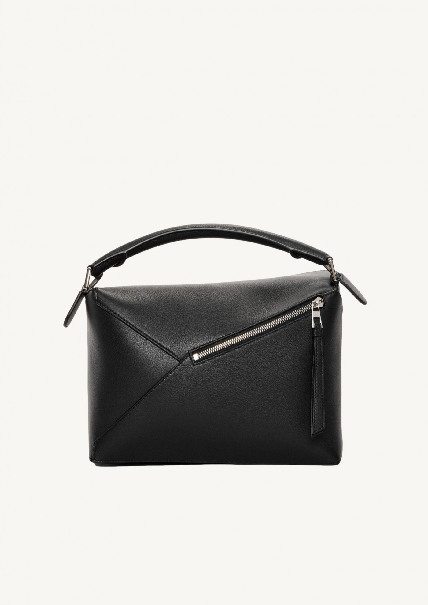 Puzzle bag in classic calfskin - Black