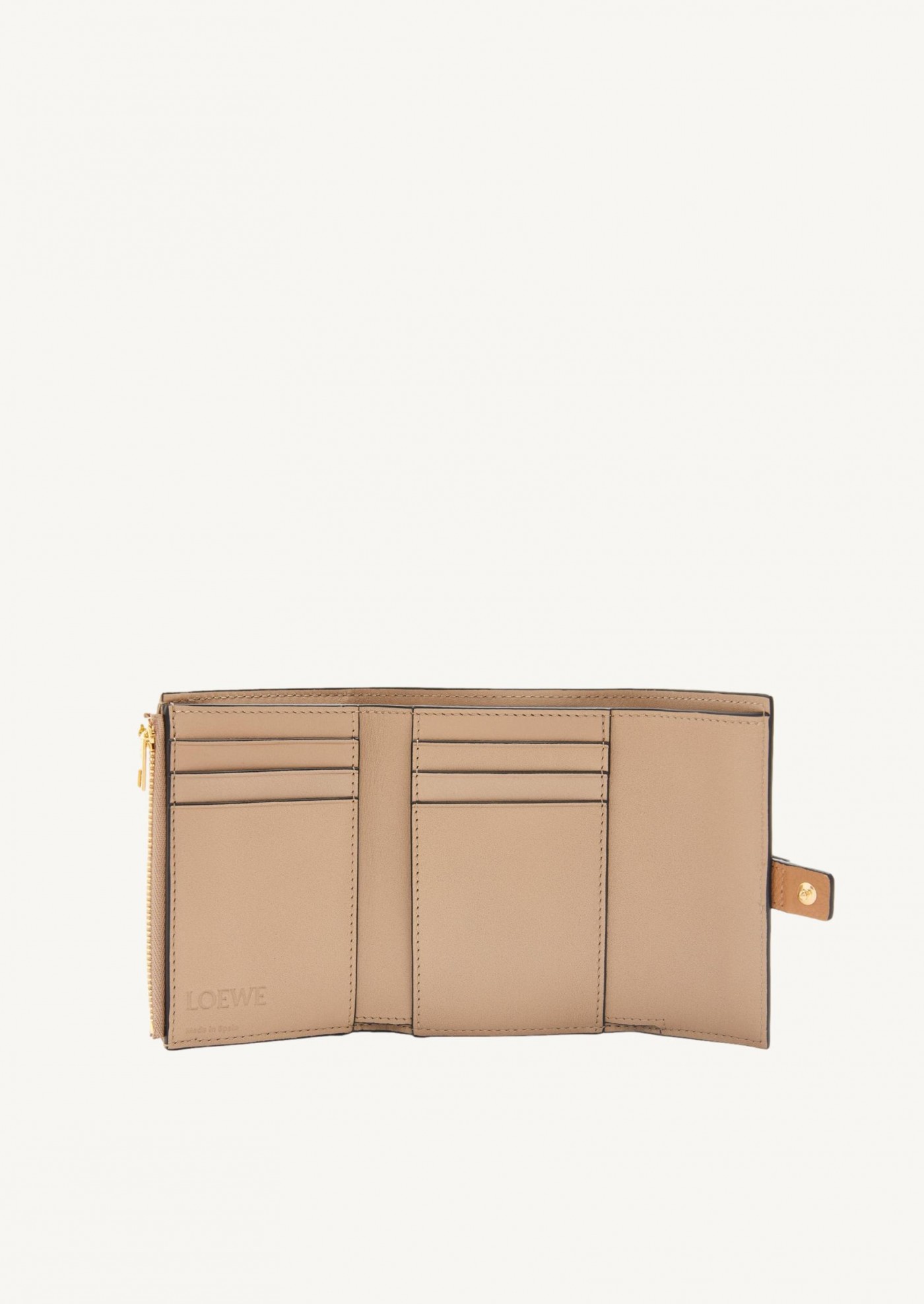 Petit portefeuille vertical marron