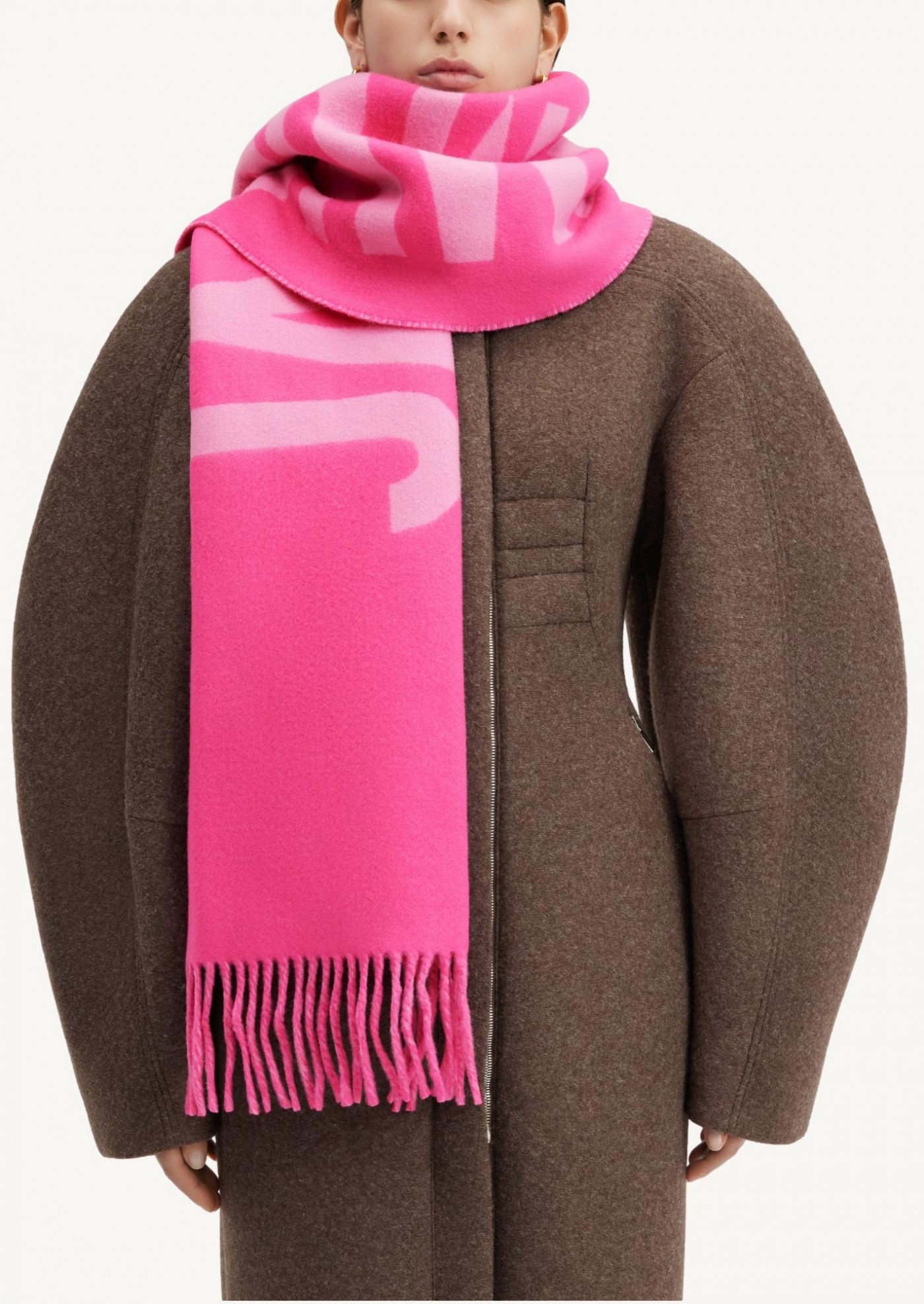 L'écharpe Jacquemus - Pink Multi