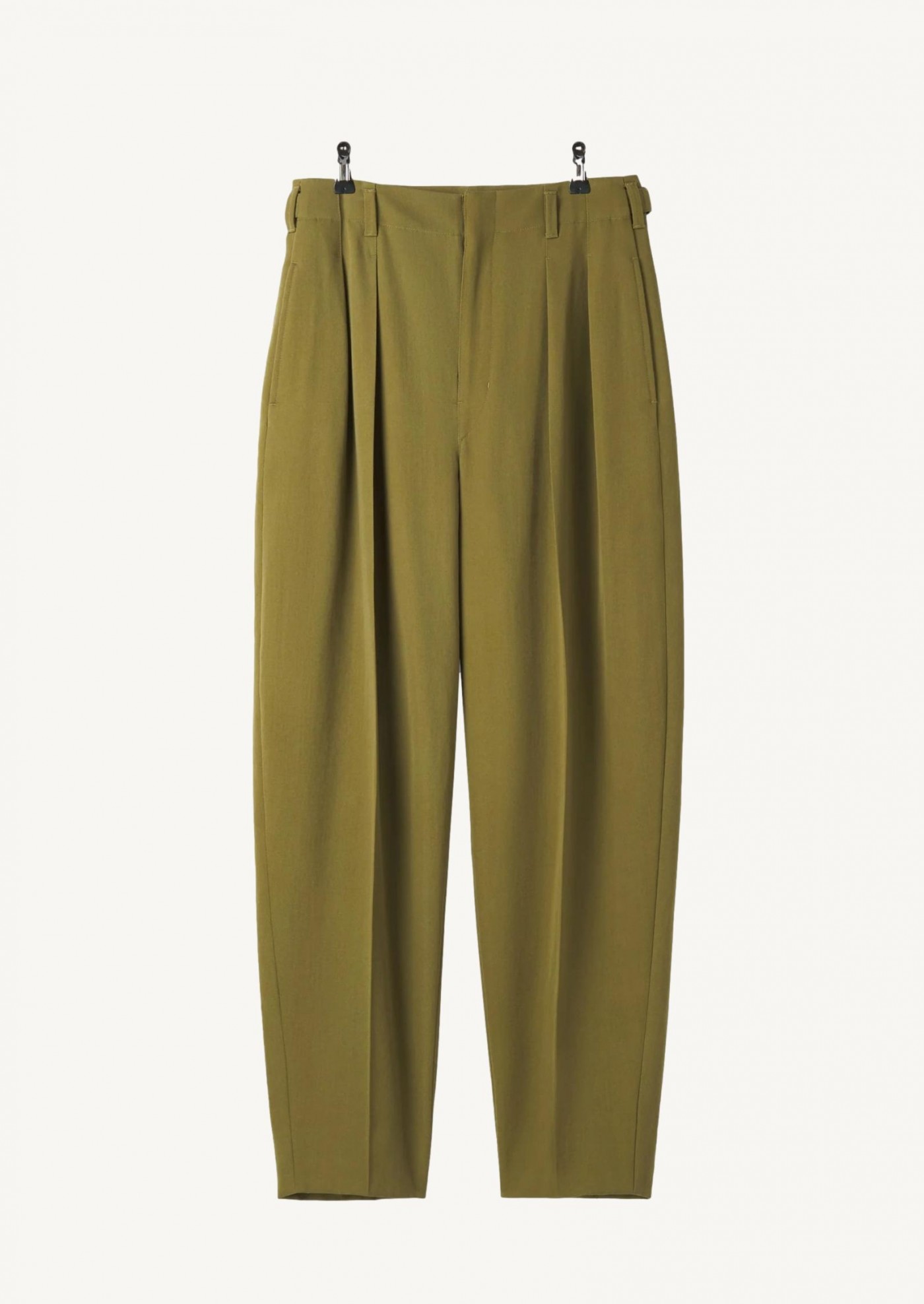 Pleated tapered pants - Pistachio - Lemaire