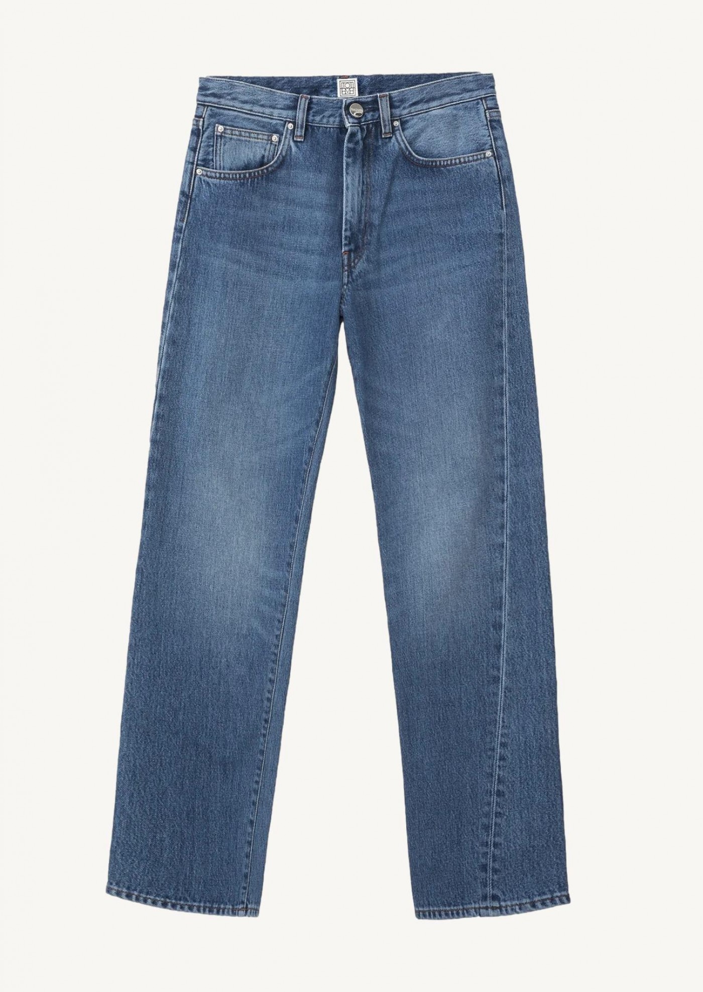 TOTEME Blue Cropped Denim Jacket