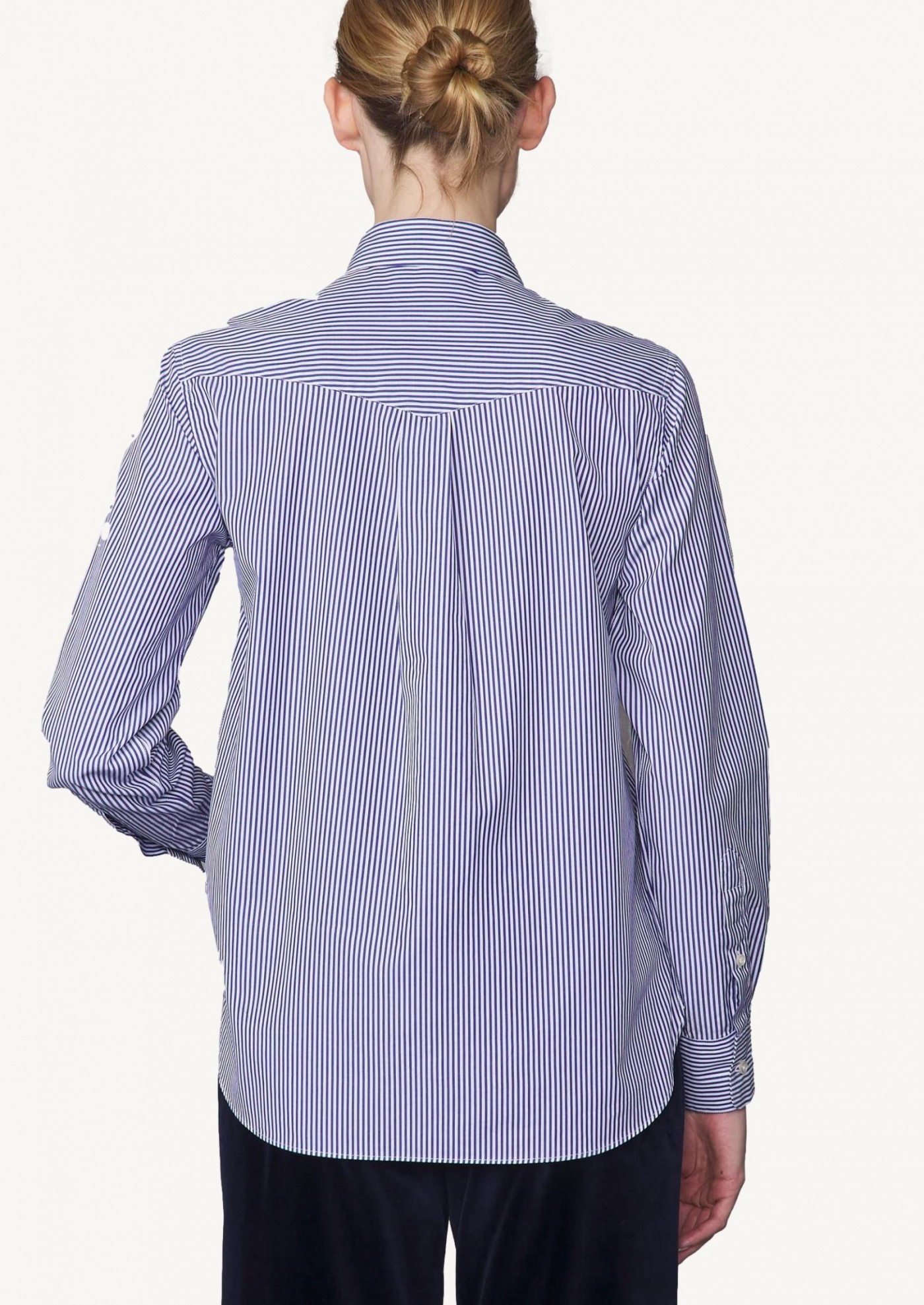 Ella navy and white striped shirt - Officine Générale