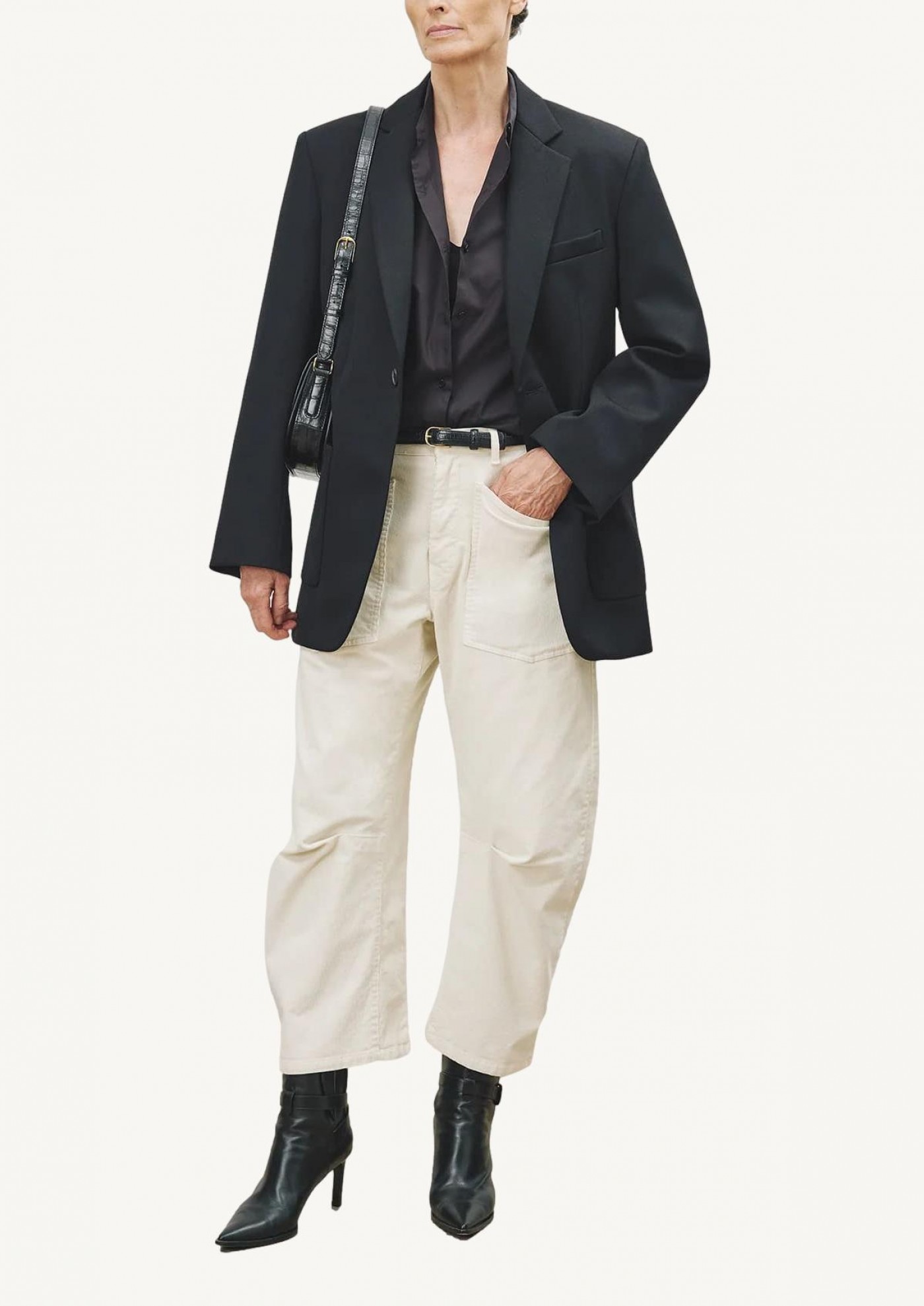 Shon Corduroy Pant - White winter