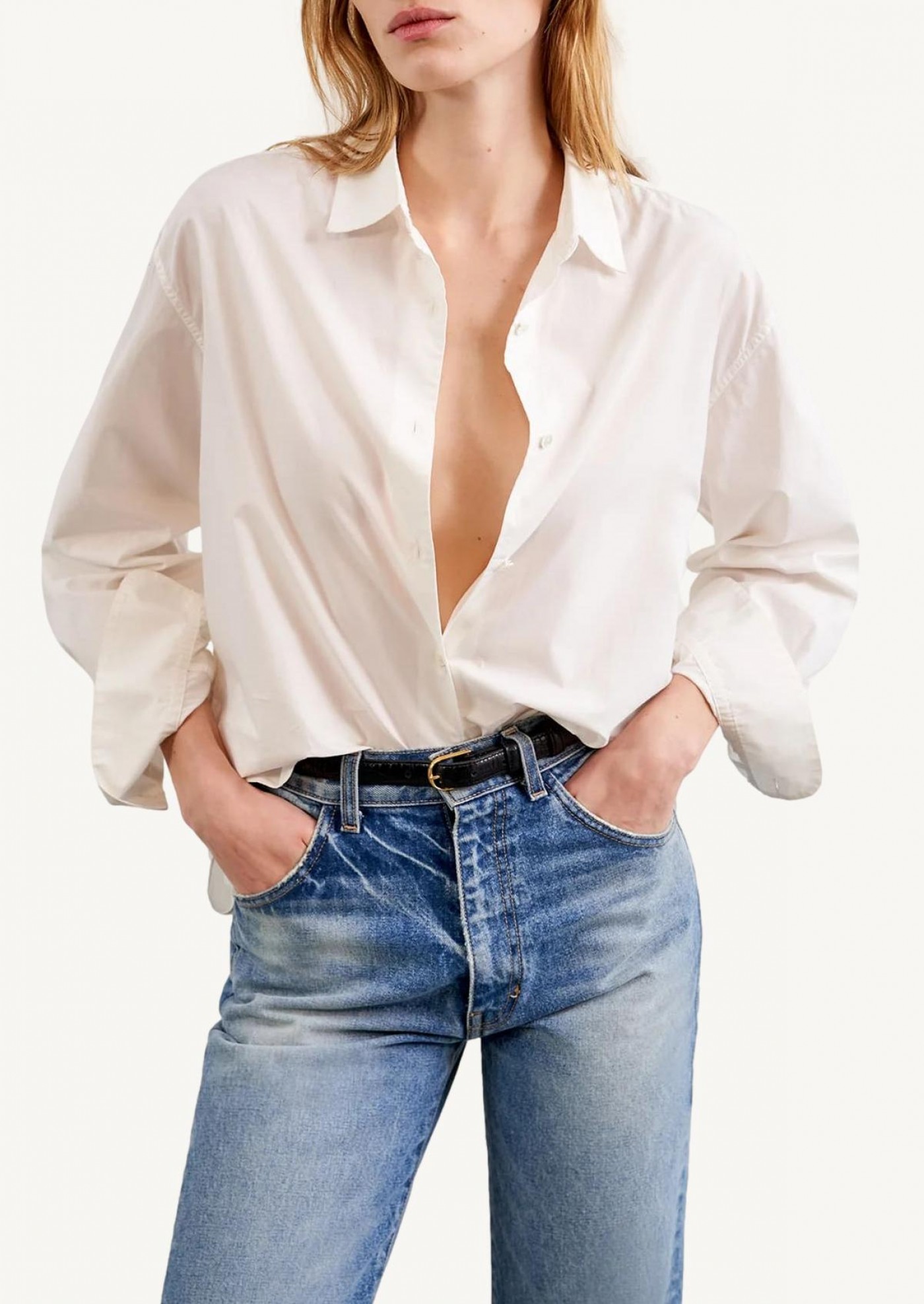 Mael oversized shirt - White