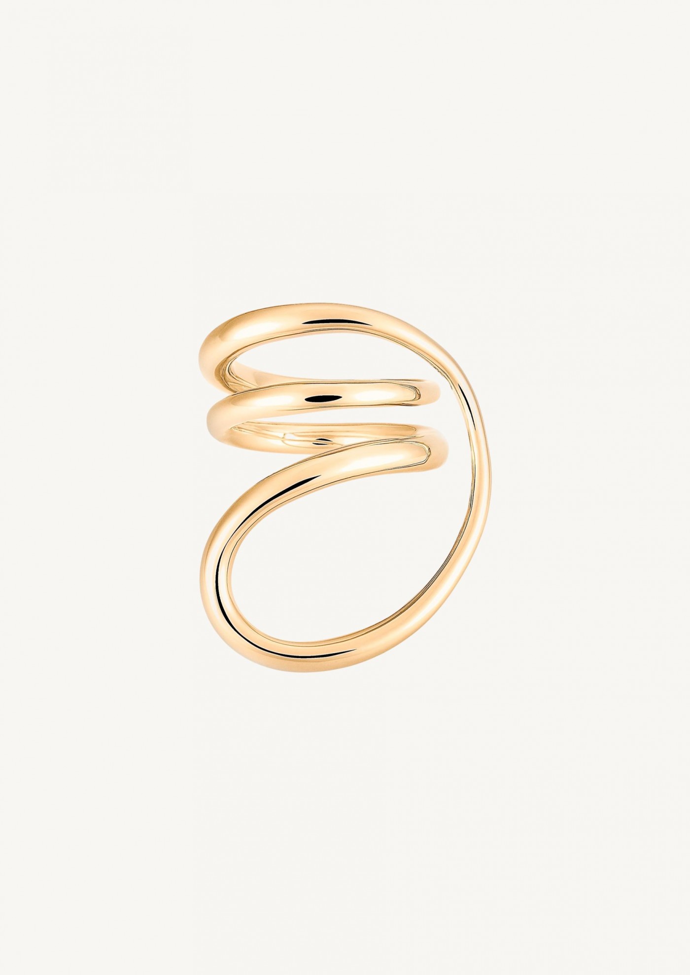 Iconic Round Trip ring in vermeil