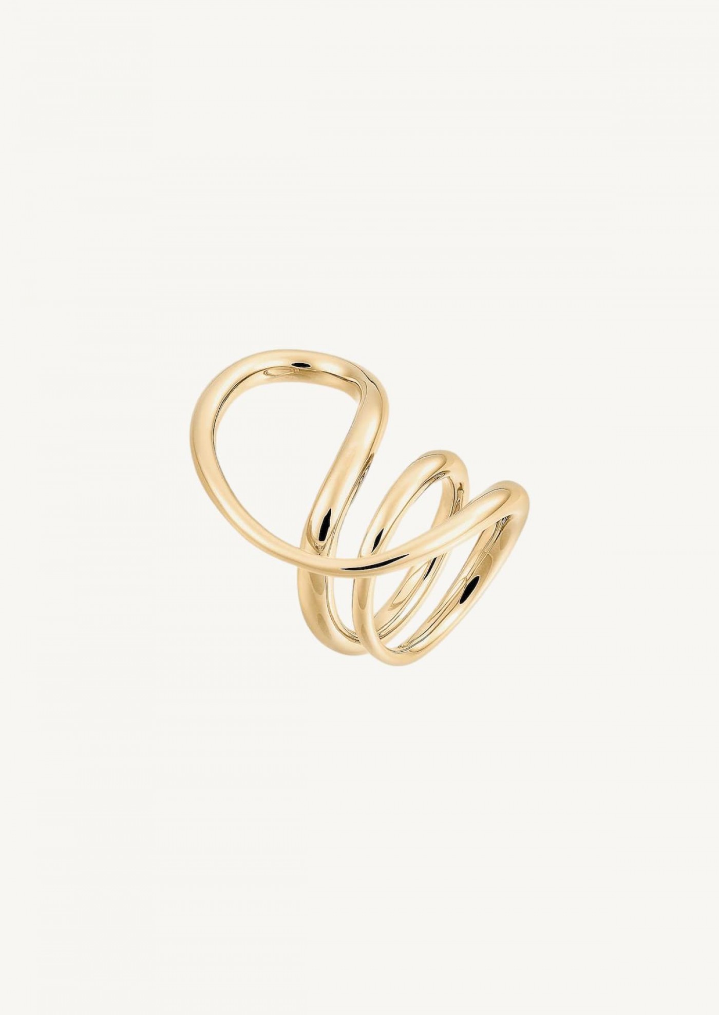 Bague iconique Round Trip en vermeil Charlotte Chesnais
