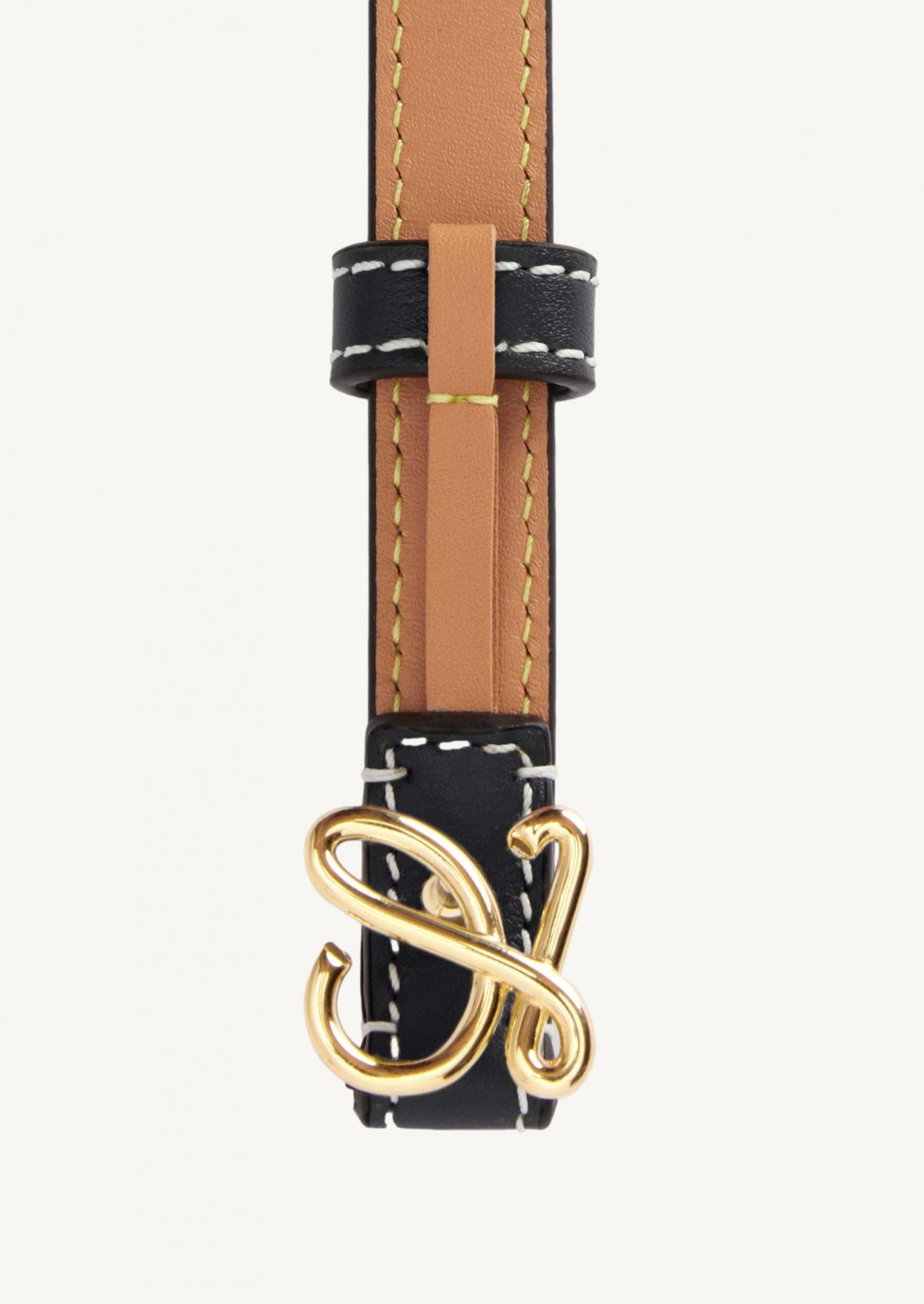 new cassandre buckle belt in smooth leather