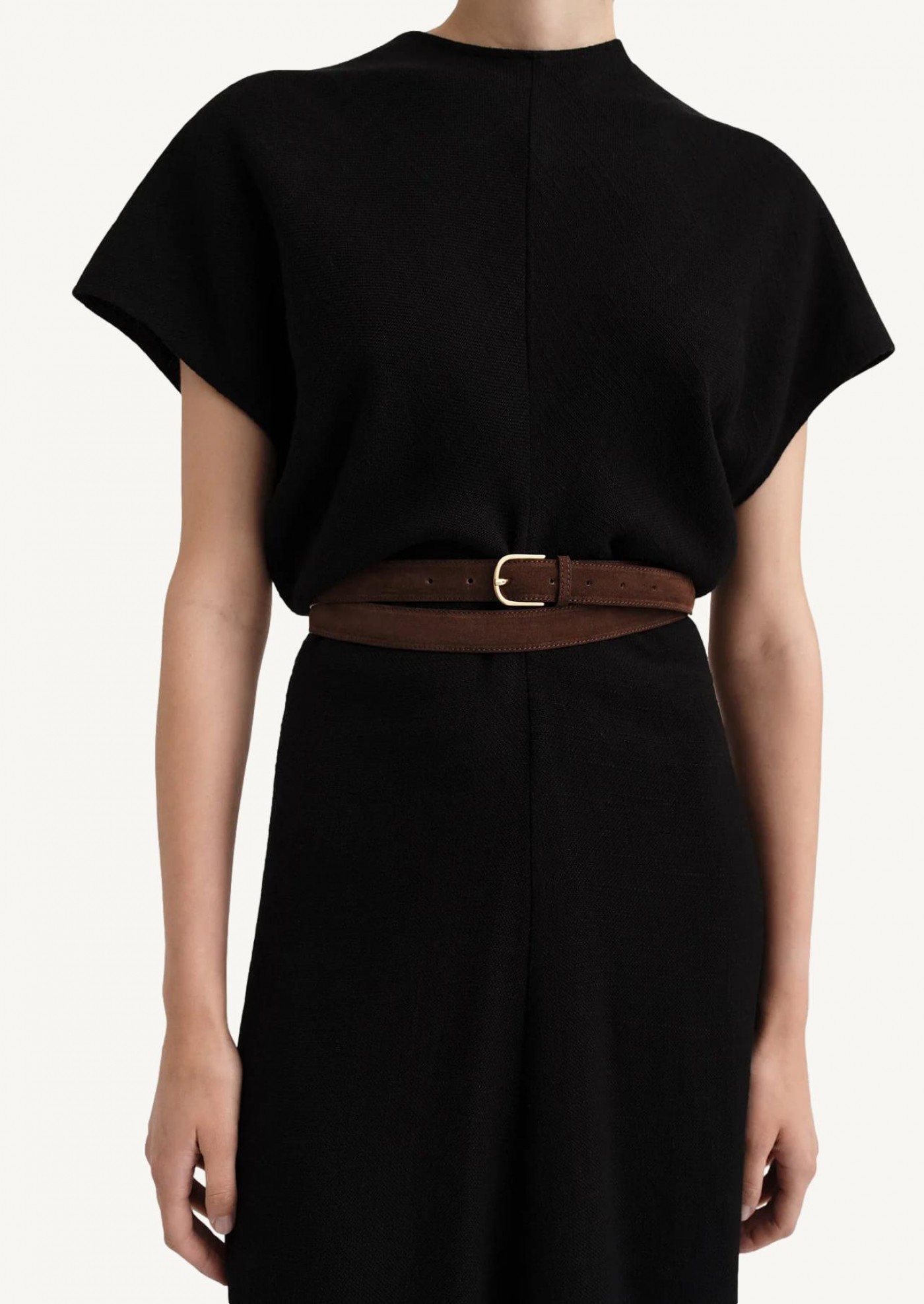 Wrap belt chocolate brown