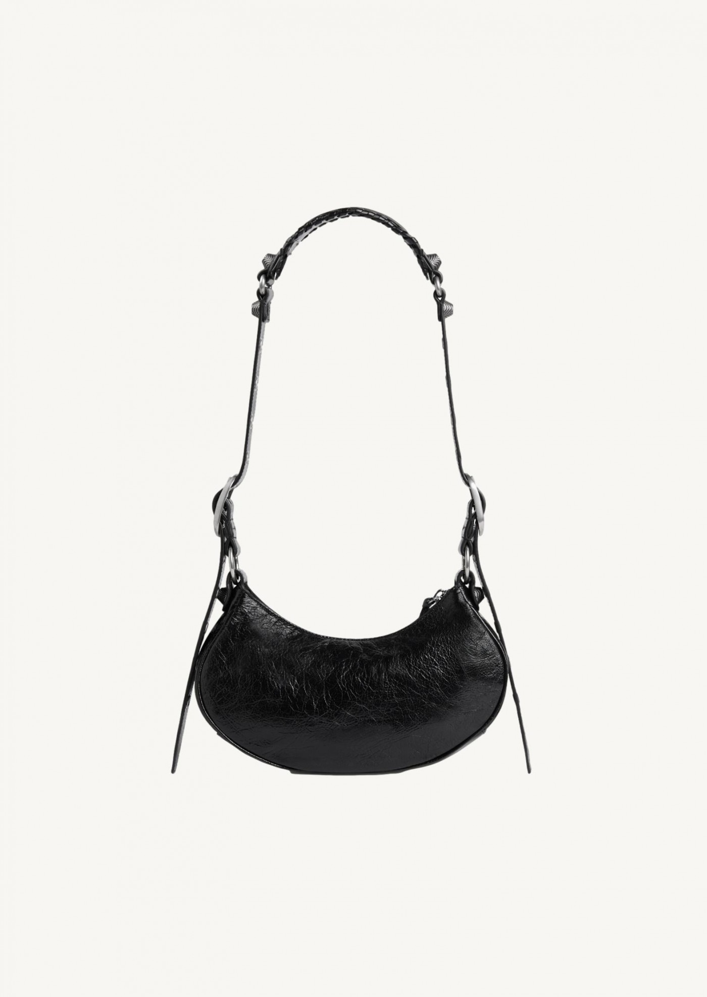 Sac Cagole xs porté épaule en noir