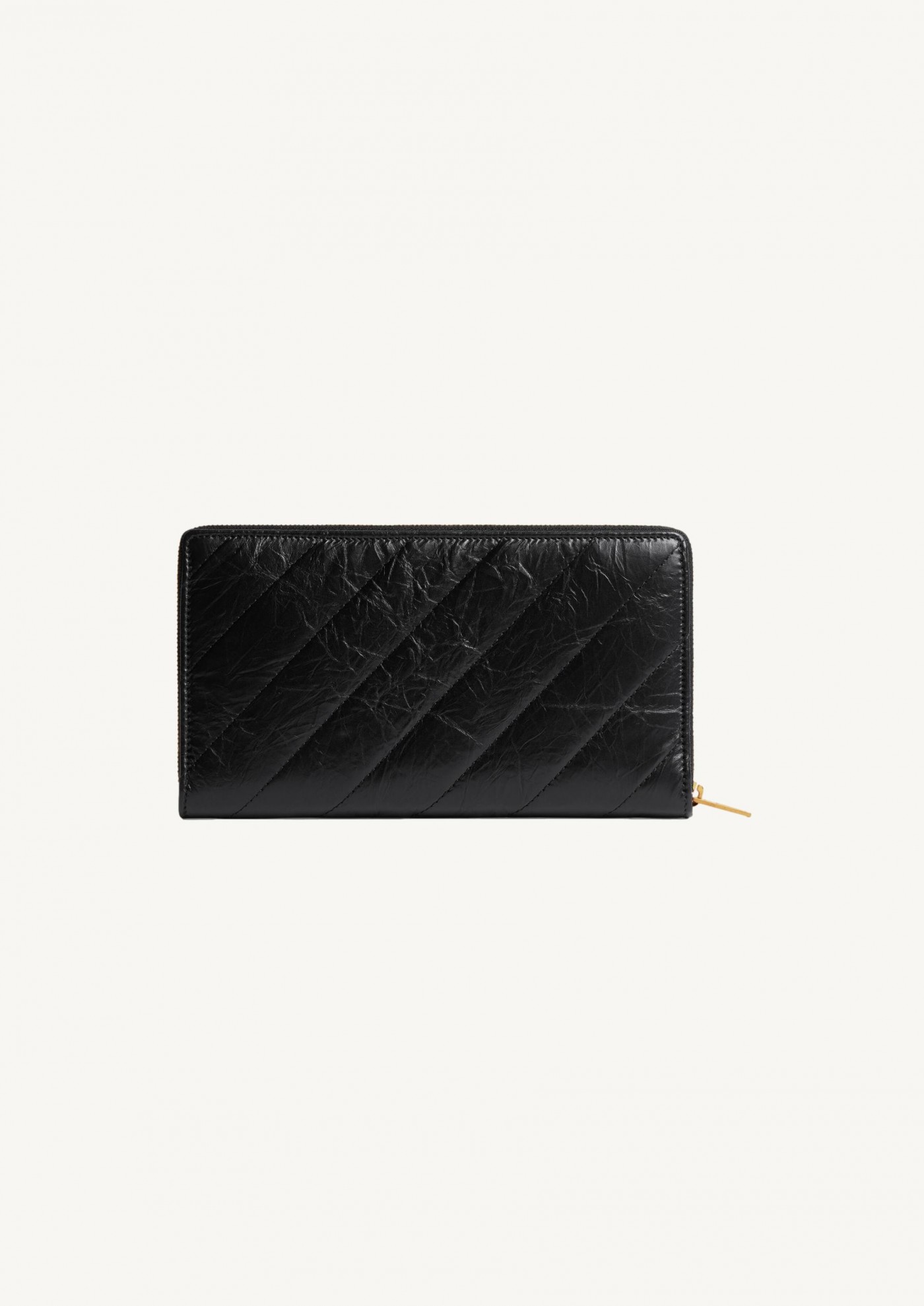 Portefeuille Continental Crush matelassé en noir